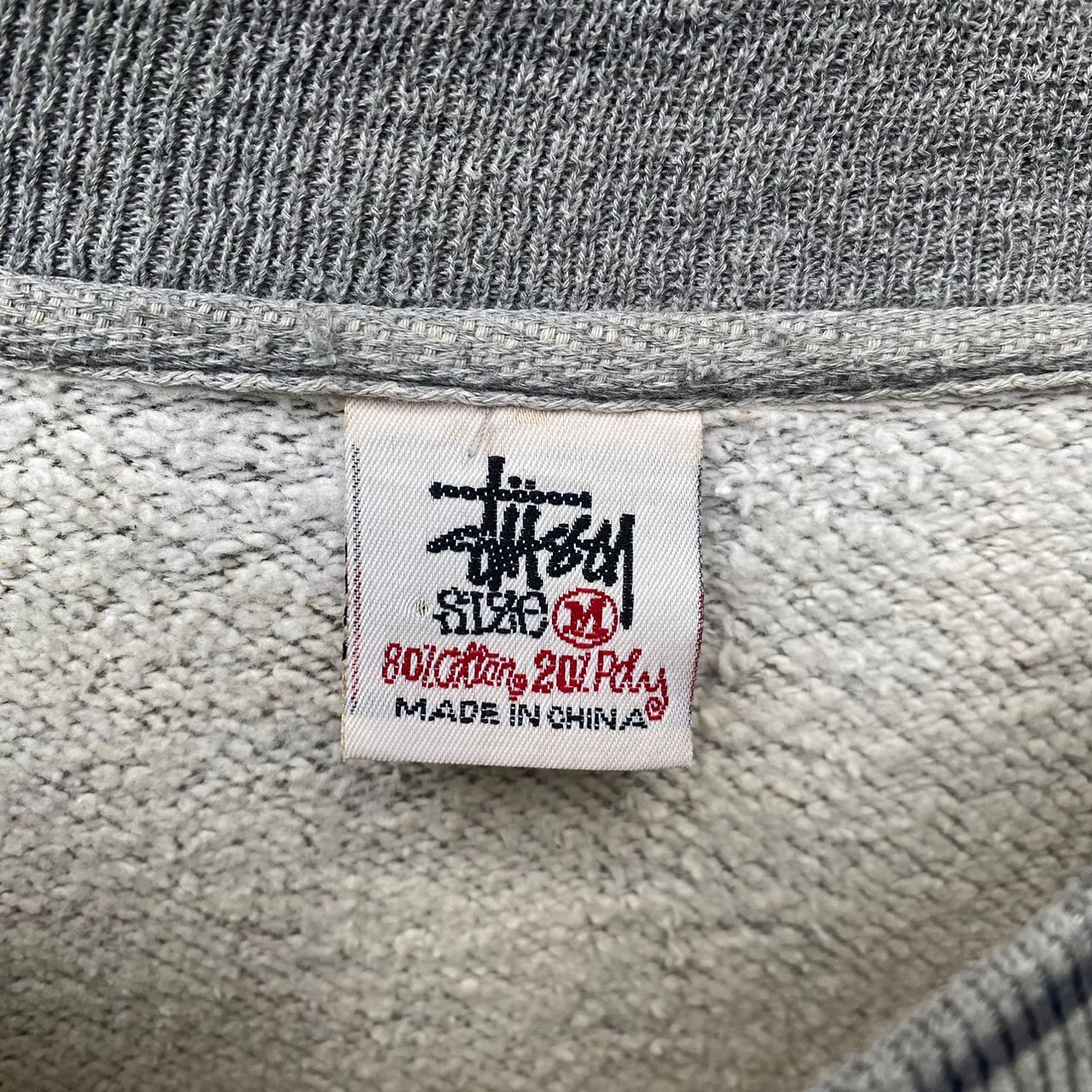 Stussy × Vintage VINTAGE STUSSY SWEATSHIRT OVERSIZED MEDIUM PULLOVER GRAY Size US M / EU 48-50 / 2 - 5 Thumbnail