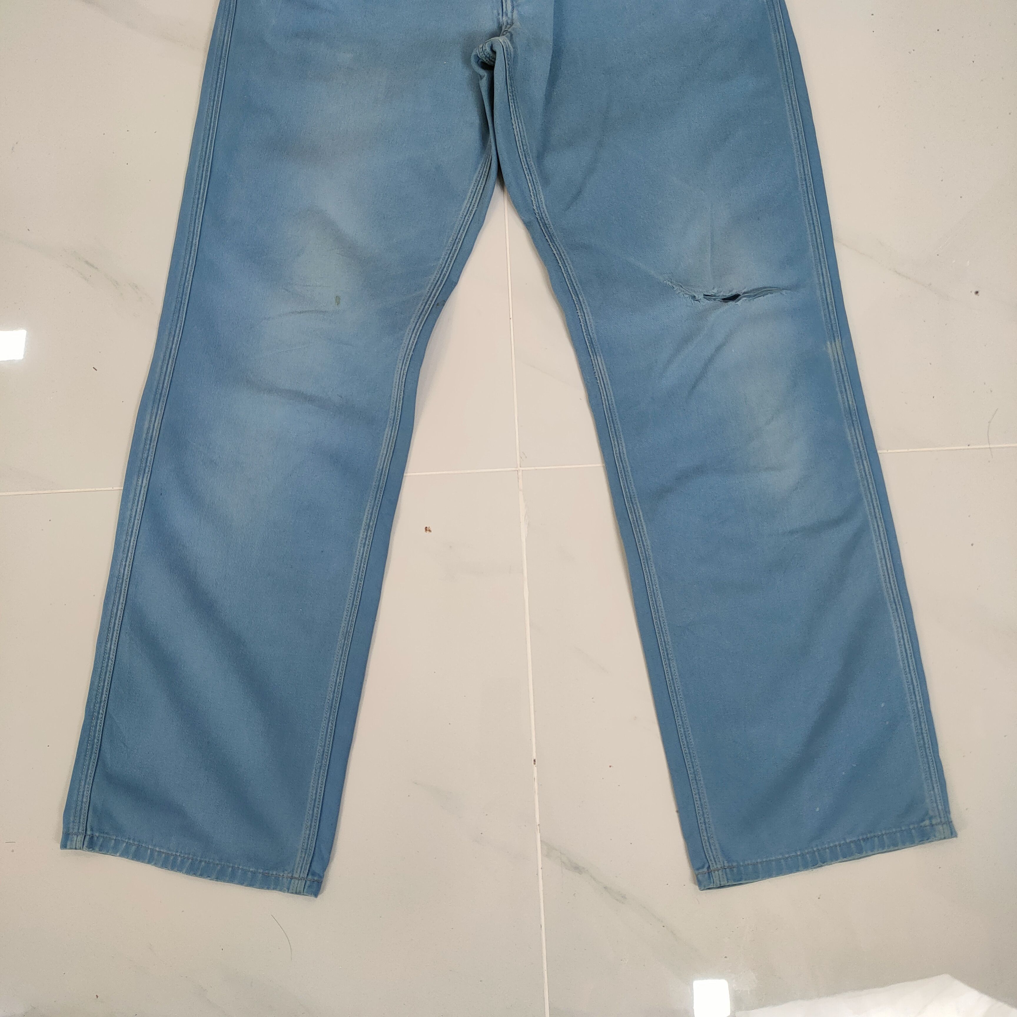 Johnbull VINTAGE JOHN BULL DISTRESSED KNEE TROUSERS CHINO PANTS Size US 29 - 5 Thumbnail