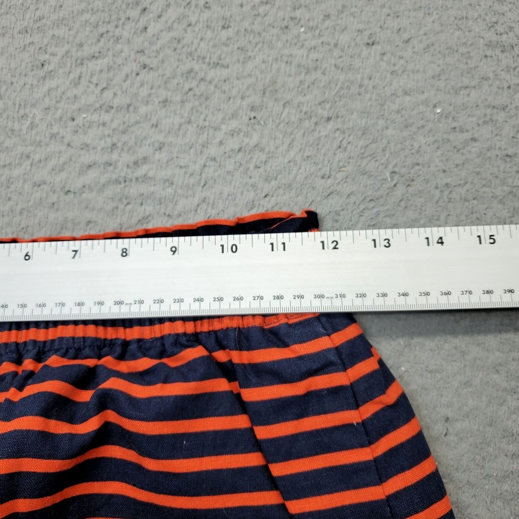 J.Crew J.CREW A-Line Skirt Womens Size 00 Multicolor Striped Linen Lined Elastic Waist Short Skirt Mens Womens Girls Size 24" / US 00 / IT 34 - 4 Thumbnail