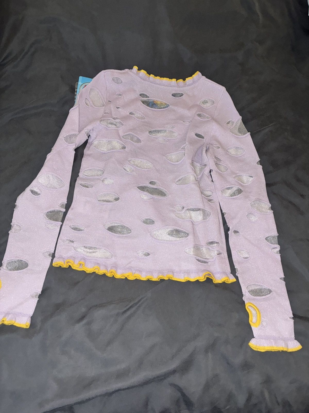 Other Motoguo - “Net Crape” Lavender Shirt Size S / US 4 / IT 40 - 5 Thumbnail