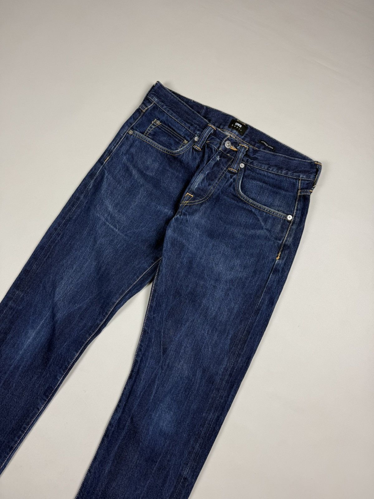 Edwin Edwin ED-55 Regular Tapered Rainbow Selvedge Denim Jeans Size US 31 - 2 Thumbnail