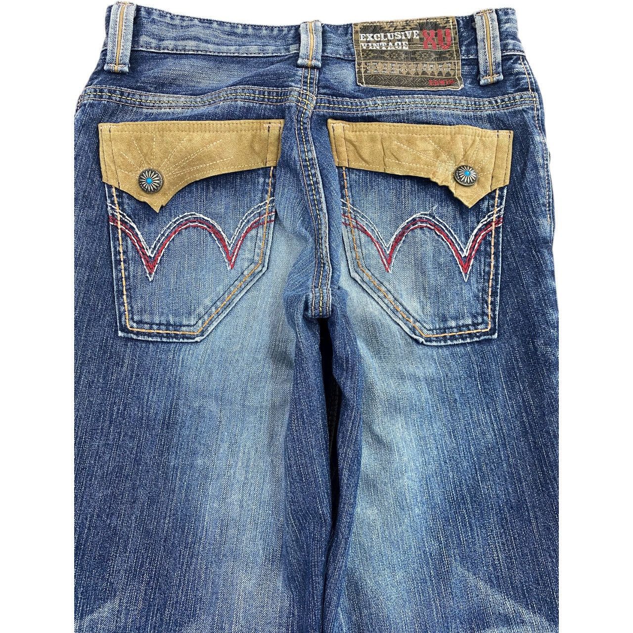 Edwin Edwin Faded Wash Ripped Whiskered Style Loose Jeans Size US 30 / EU 46 - 4 Thumbnail