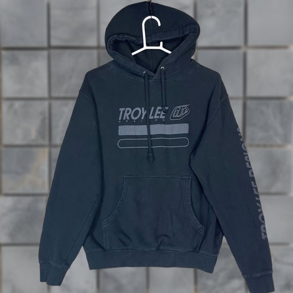 Vintage Troy Lee Designs Hoodie Black Fastest Racers Graphic Sweatshirt S Size US S / EU 44-46 / 1 - 1 Thumbnail