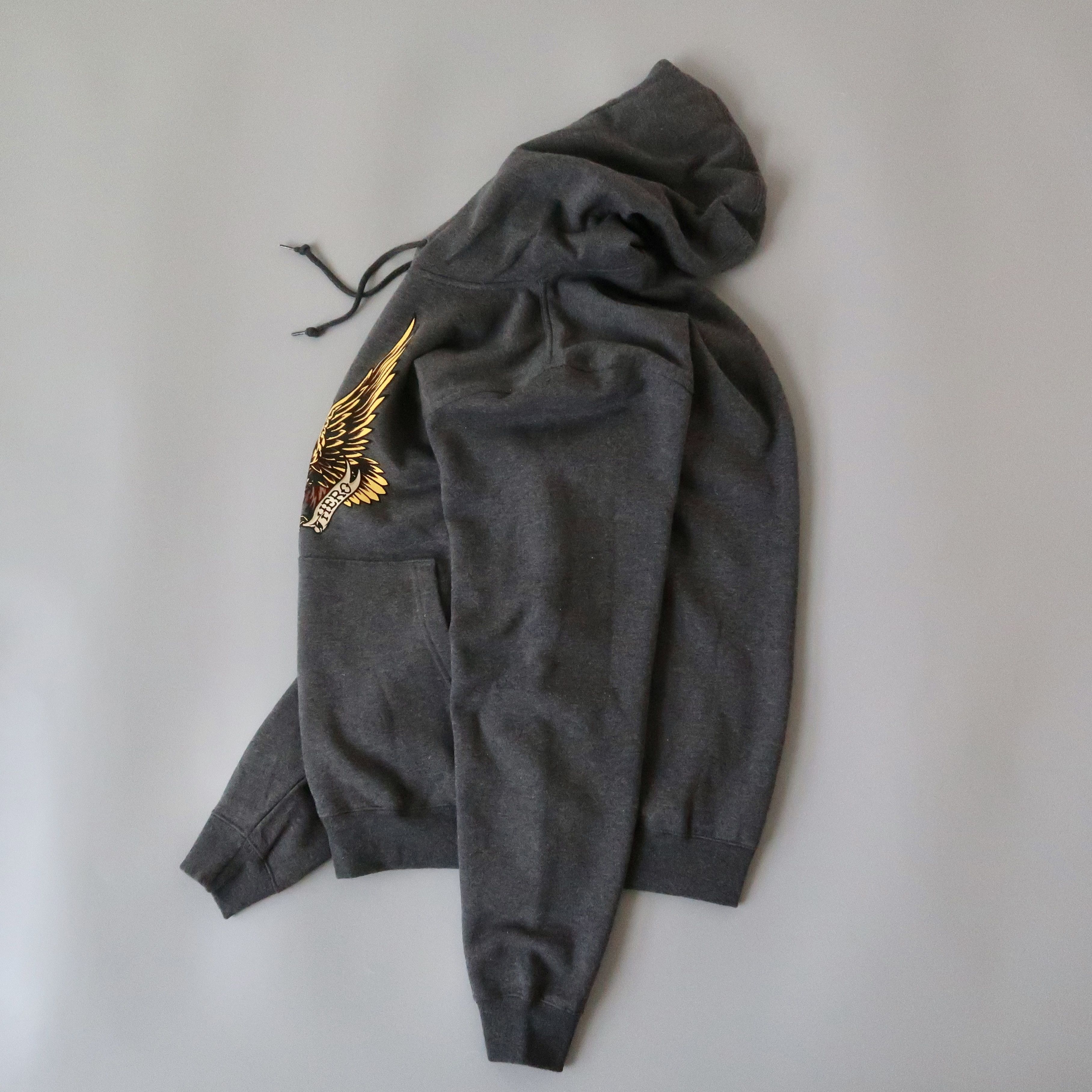 Antihero 2000's ANTIHERO eagle logo hoodie heather charcoal S Size US S / EU 44-46 / 1 - 12 Thumbnail