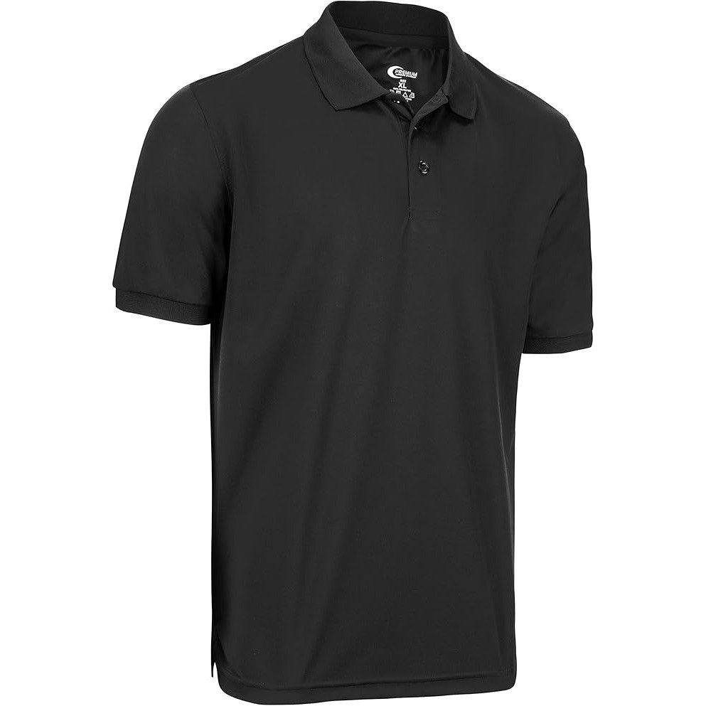 Premium Co. Premium Wear Mens Polo XL Black Moisture Wicking New Size US M / EU 48-50 / 2 - 1 Thumbnail
