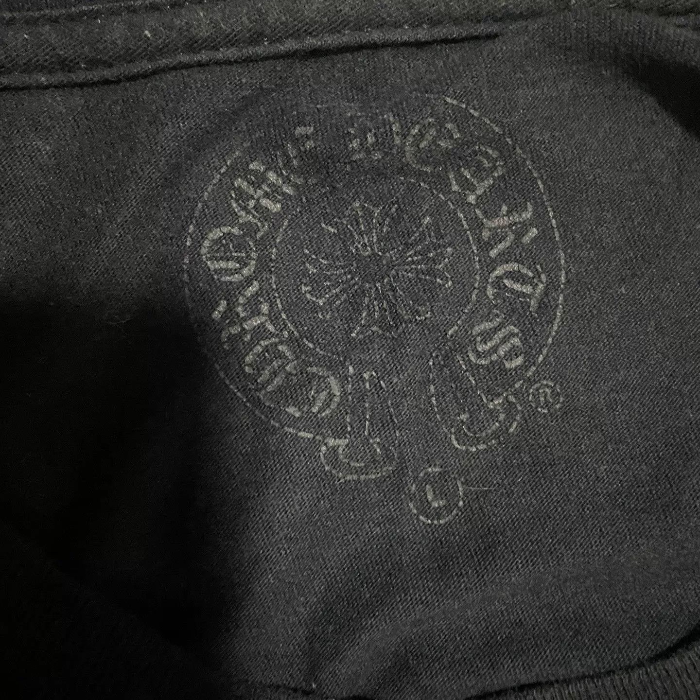 Chrome Hearts Chrome Hearts Black Short Tee Red Horseshoe Phantom Cross L Size L / US 10 / IT 46 - 3 Thumbnail