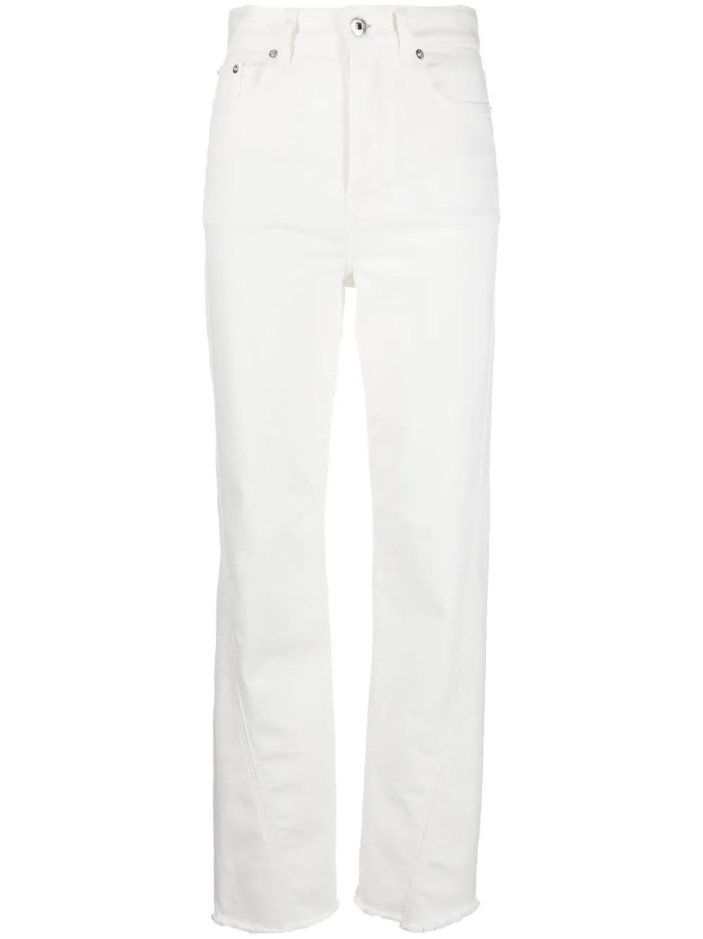 Lanvin o1y0326 Denim Pant in White Size 28" / US 6 / IT 42 - 1 Thumbnail