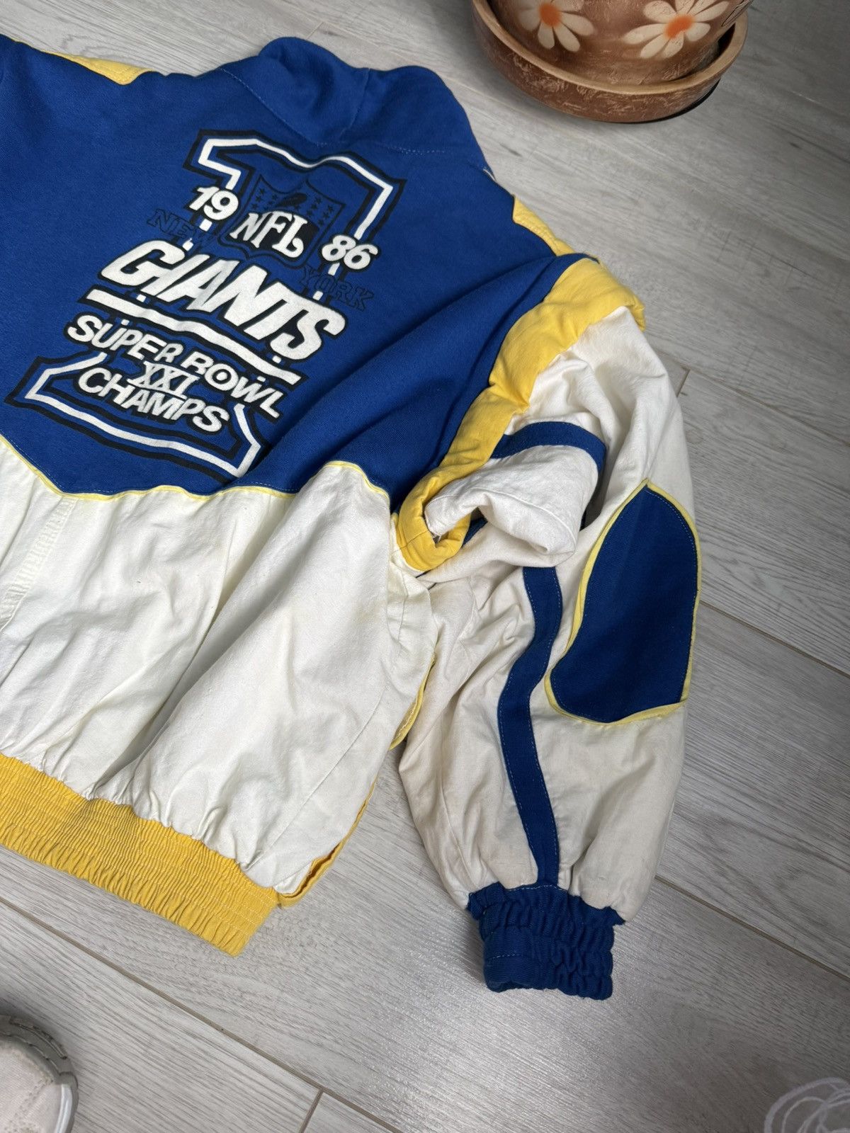 NHL × Vintage Vintage NFL New York Giants Super Bowl 1986 bomber jack 56 Size US M / EU 48-50 / 2 - 10 Thumbnail