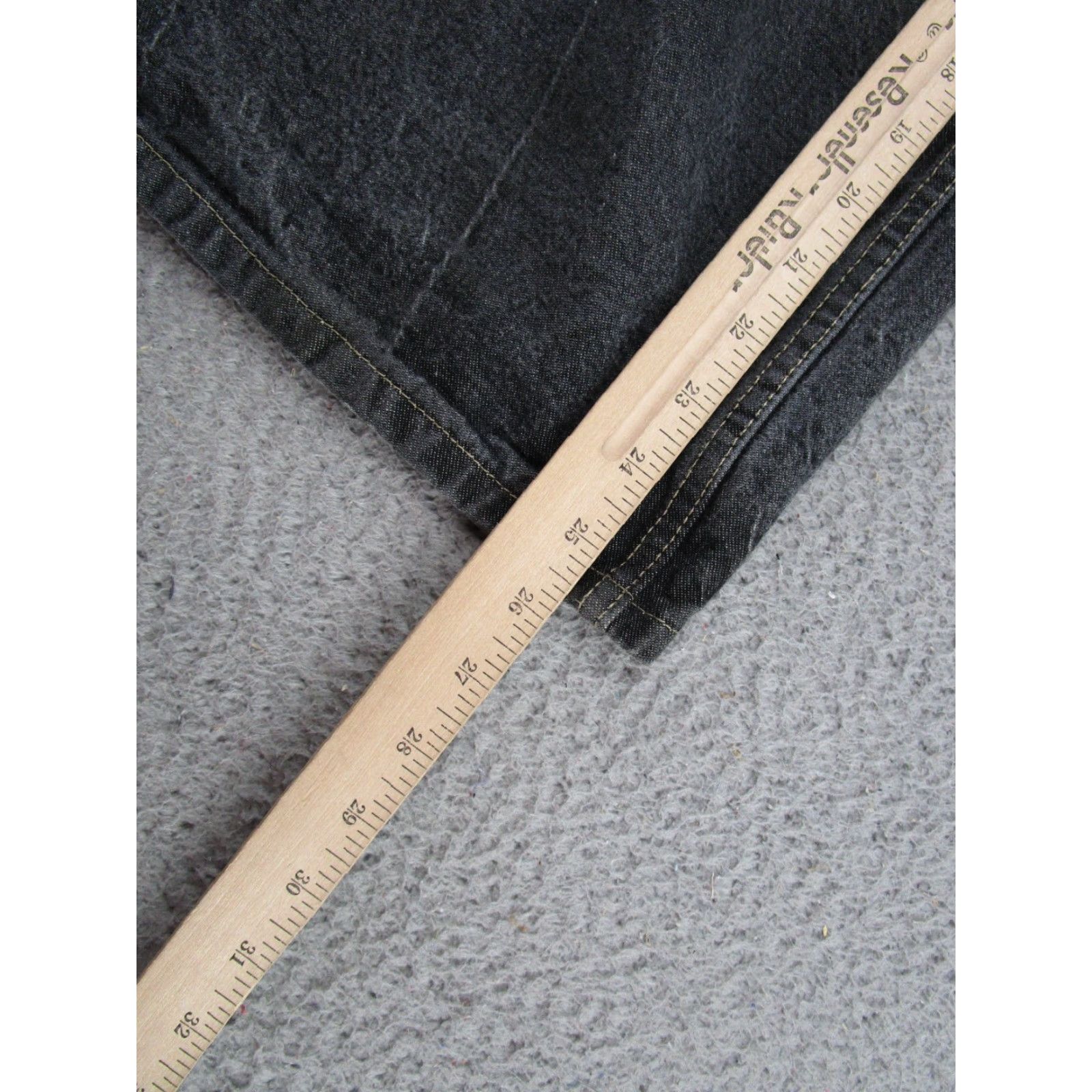 Dickies VINTAGE Dickies Bermuda Black Denim Shorts 38 Men Baggy 5-Pocket Relaxed 38in Waist Casual Workwear Summer Size US 38 / EU 54 - 5 Thumbnail