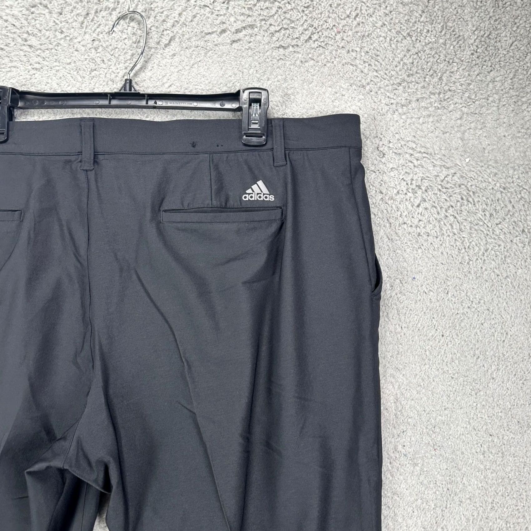 Adidas Adidas Mens Chino Golf Pants 40X32 Black Performance Tech Stretch Nylon Blend Size US 40 / EU 56 - 5 Thumbnail