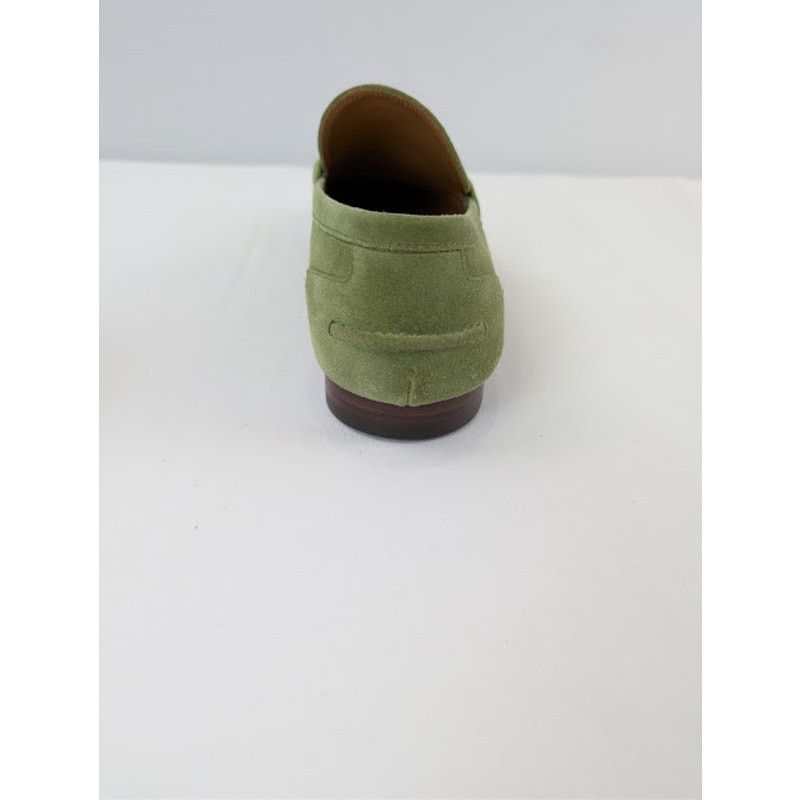 Gucci o1rshd1 Leather Jordaan Horsebit Loafer Boots in Green Size US 9 / EU 42 - 14 Thumbnail