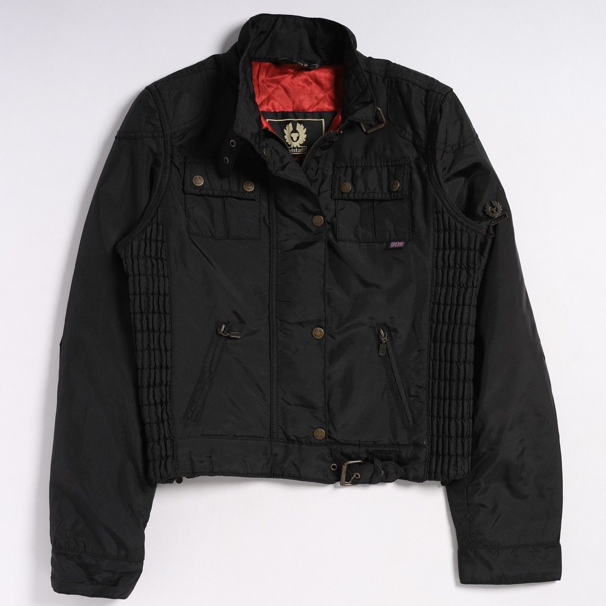 Belstaff Belstaff Vintage Gold Nylon Bomber Jacket Size S / US 4 / IT 40 - 1 Thumbnail