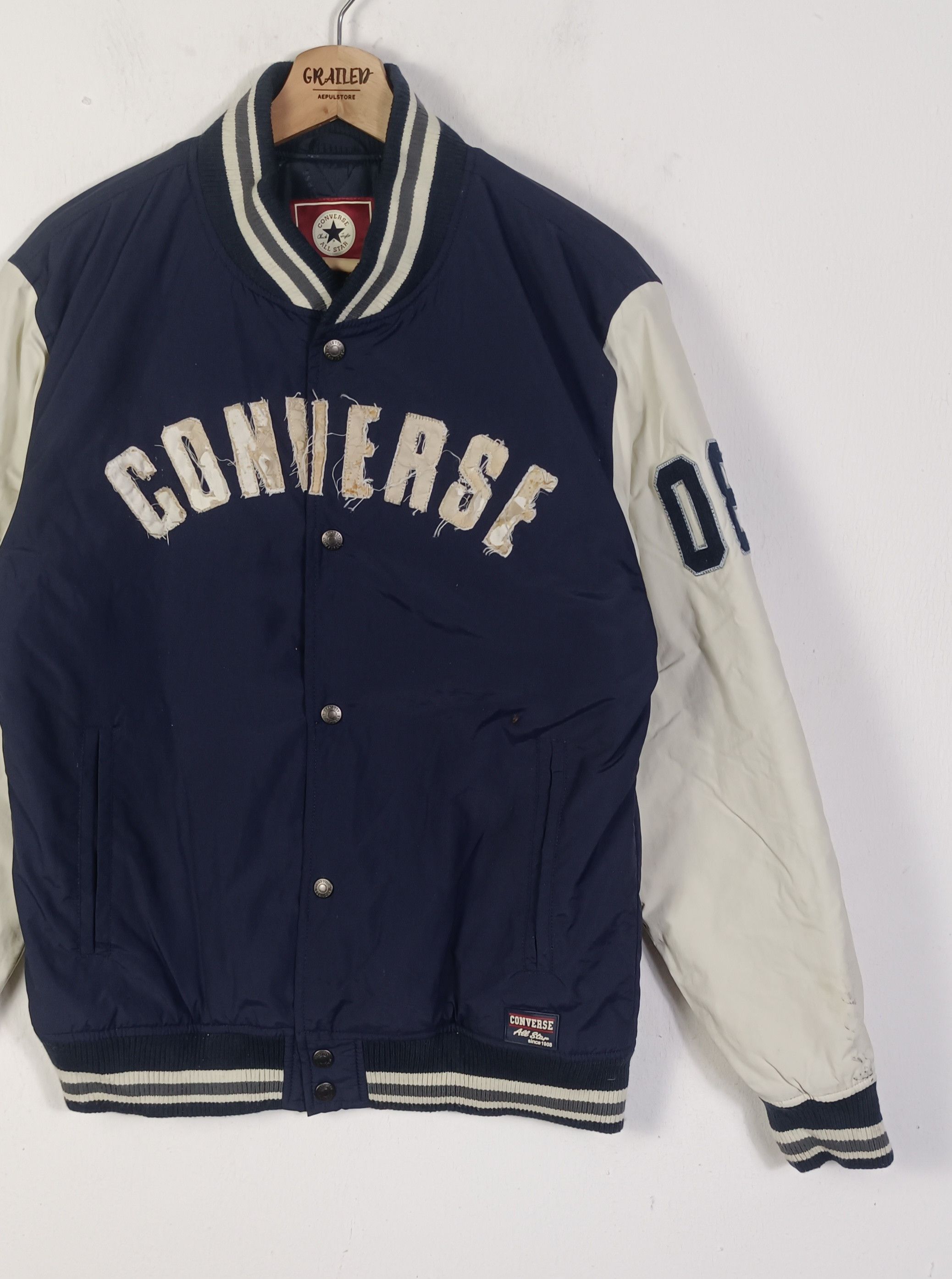 Converse × Japanese Brand × Vintage Vintage🔥 Converse All Star Jack Taylor Varsity Jacket Size US M / EU 48-50 / 2 - 7 Thumbnail