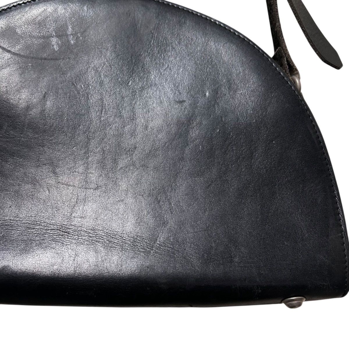 Yohji Yamamoto 702 00s Yohji Yamamoto Y'SACCS leather bag shoulder black Size ONE SIZE - 14 Thumbnail