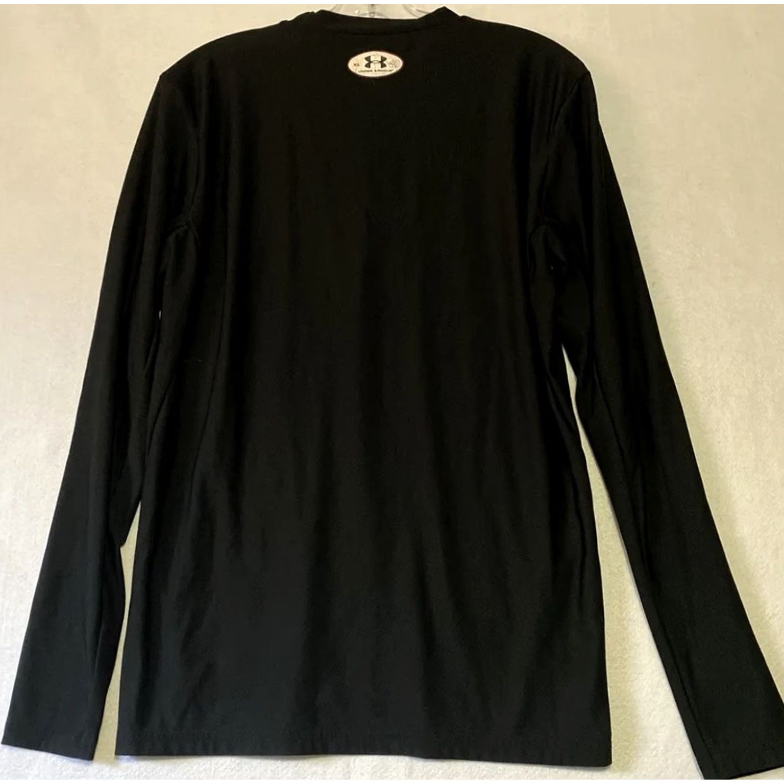 Under Armour Under Armour Shirt Men's XL Black Stretch Long Sleeve Logo Graphic Print Regular Fit Lightweight T-Shirt 27-11 Muscle Athletic Mexico Size US XL / EU 56 / 4 - 6 Thumbnail