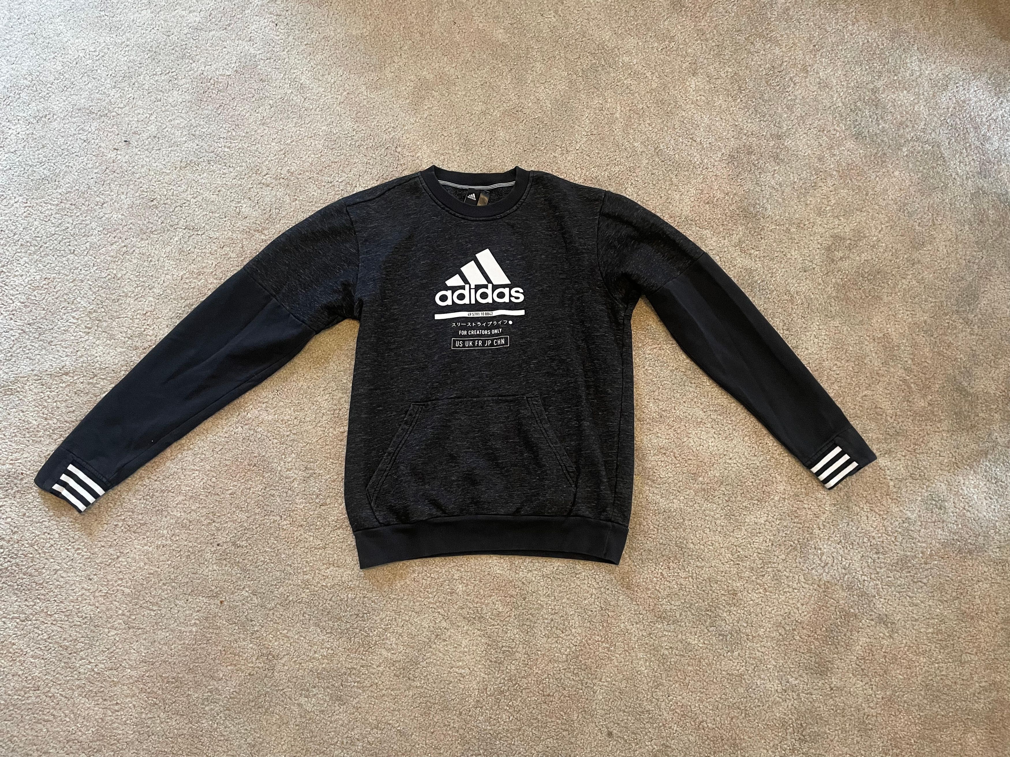 Adidas Adidas Hoodie Adult Small Gray Long Sleeve For Creators Only Size US S / EU 44-46 / 1 - 1 Thumbnail