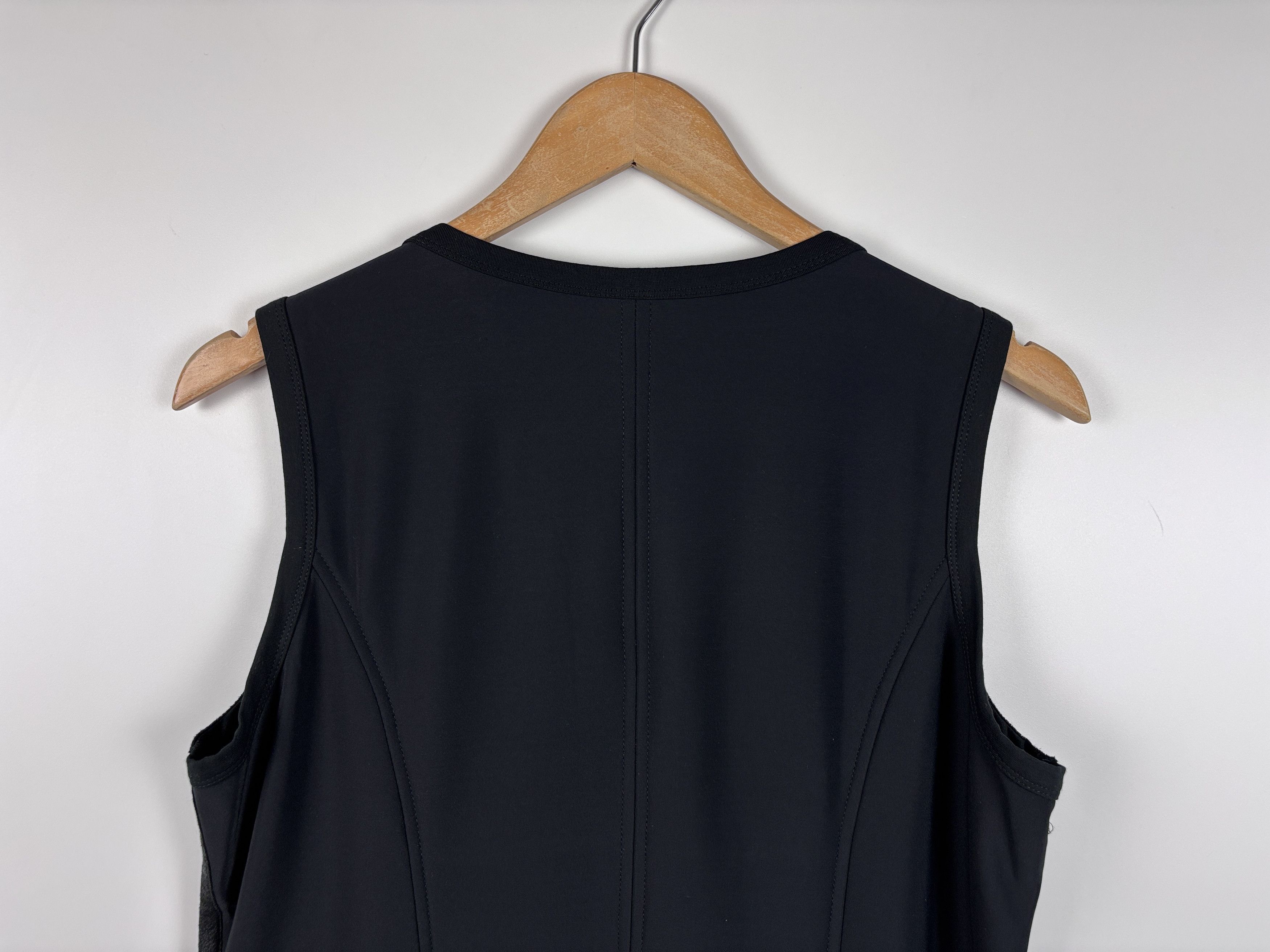 Other Marc Cain Sleeveless Shift Dress Black Size N 5 / UK 16 Size M / US 6-8 / IT 42-44 - 6 Thumbnail