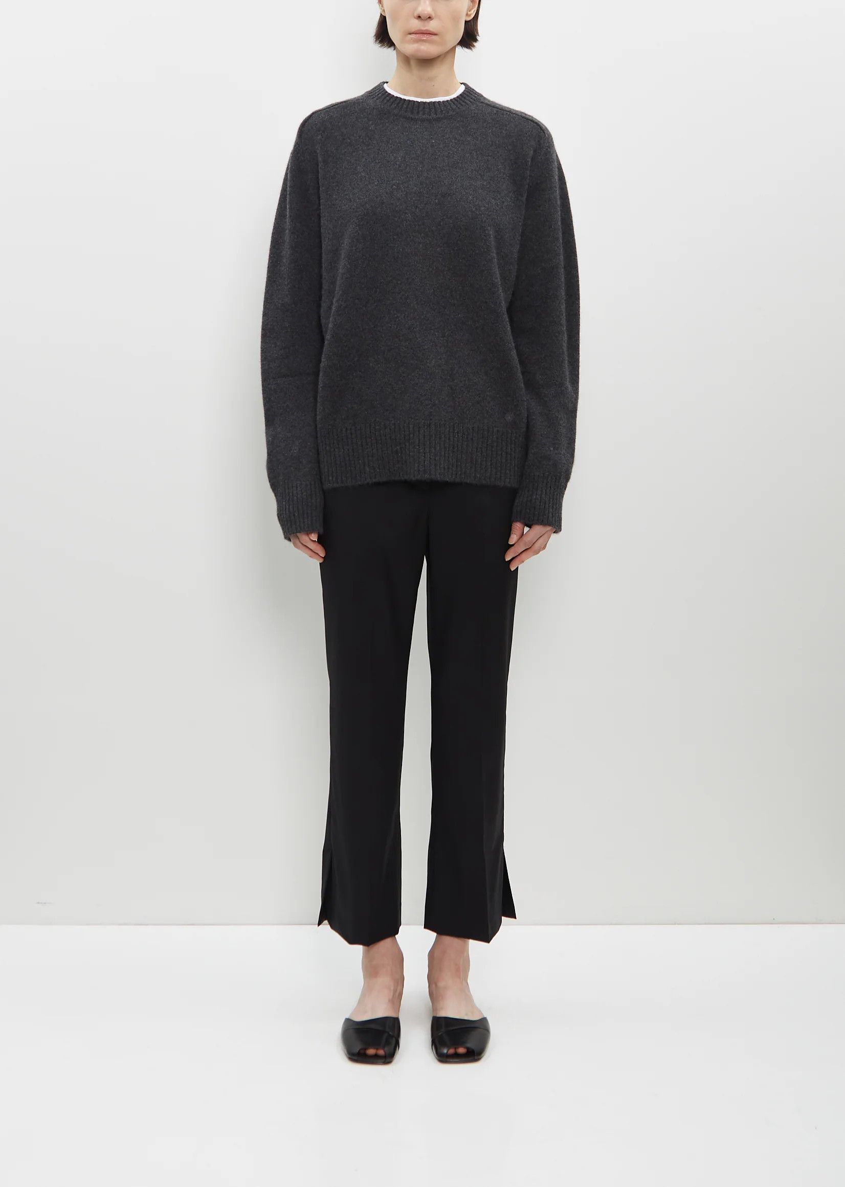Loulou de Saison o1s22i1n1024 Baltra Cashmere Sweater in Grey Size S / US 4 / IT 40 - 1 Thumbnail