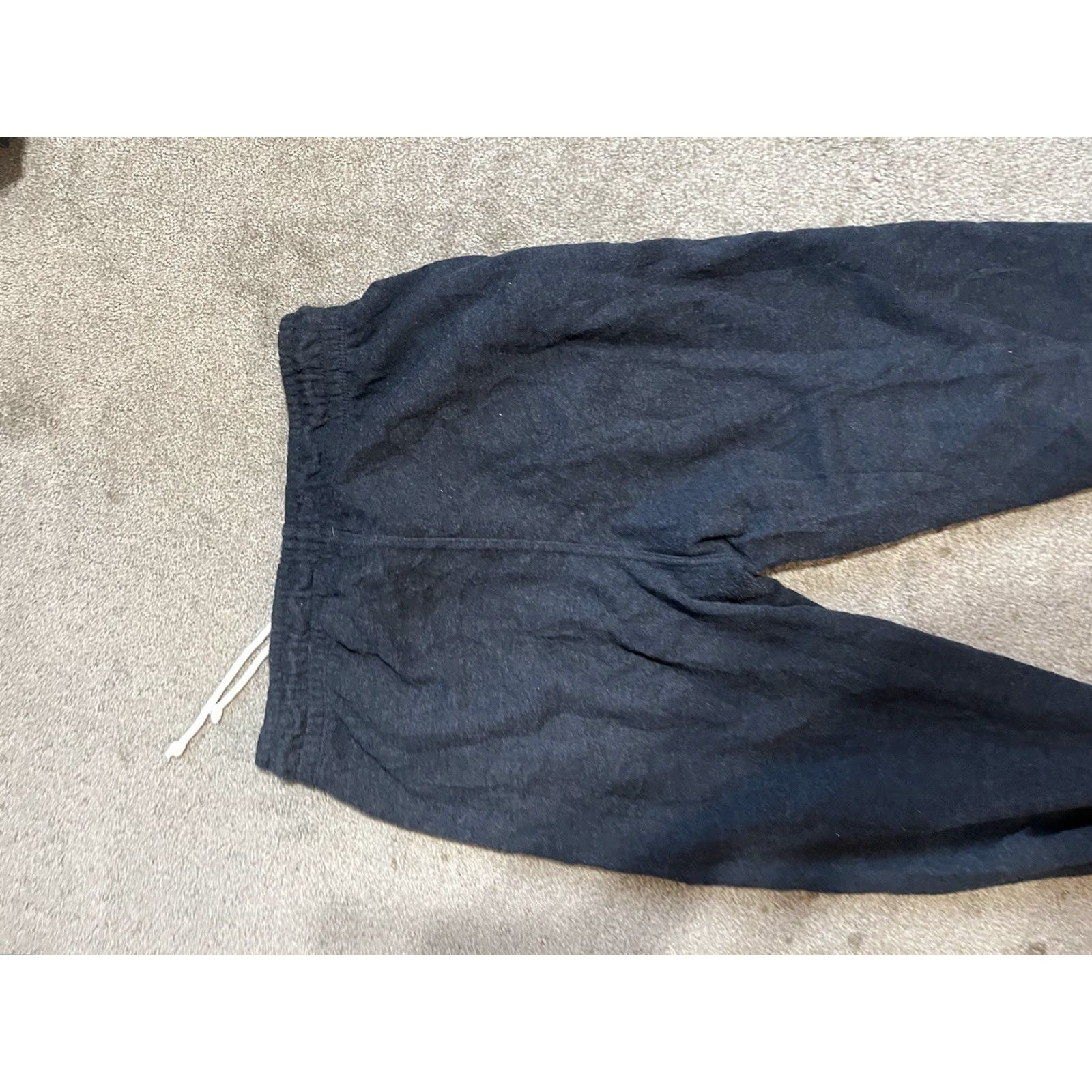 H&M H&M Sweatpants Unisex Adults Drawstring Navy Blue Size S Size 28" / US 6 / IT 42 - 4 Thumbnail
