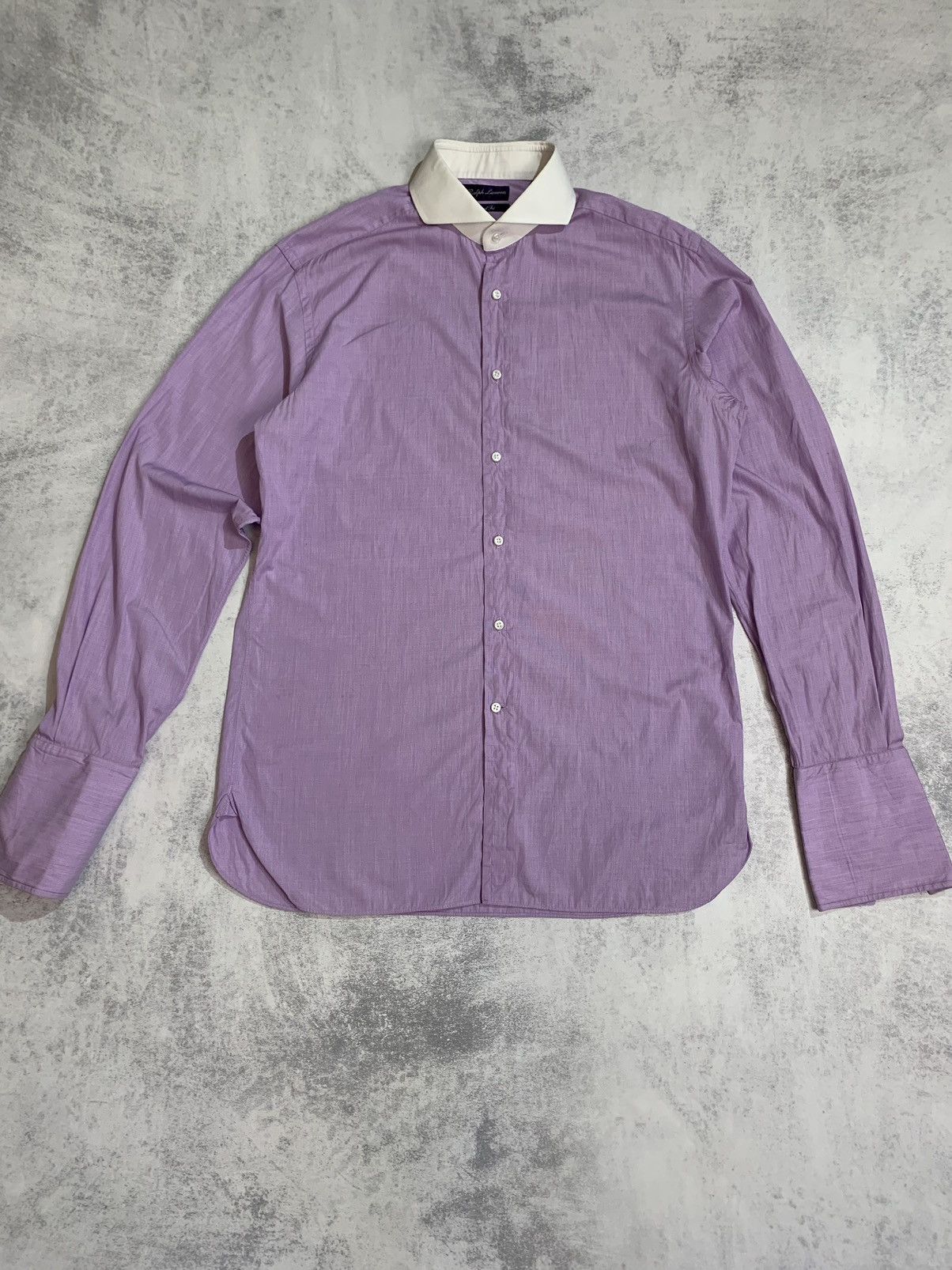 Pre-owned Italian Designers Ralph Laurent Purple Label Designer Luxury Shirt