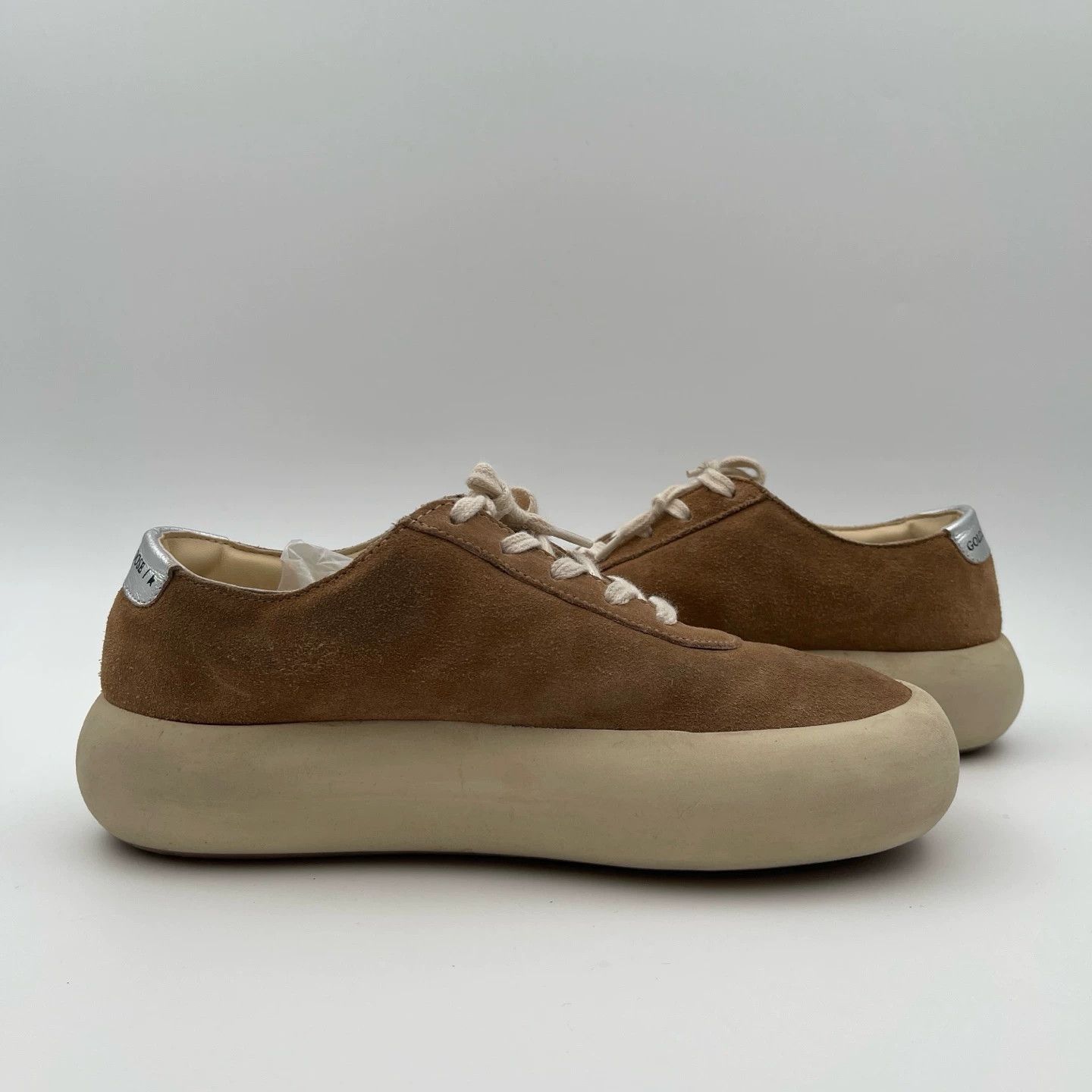 Golden Goose Golden Goose Space-Star Platform Distressed Sneakers Size US 6.5 / IT 36.5 - 4 Thumbnail