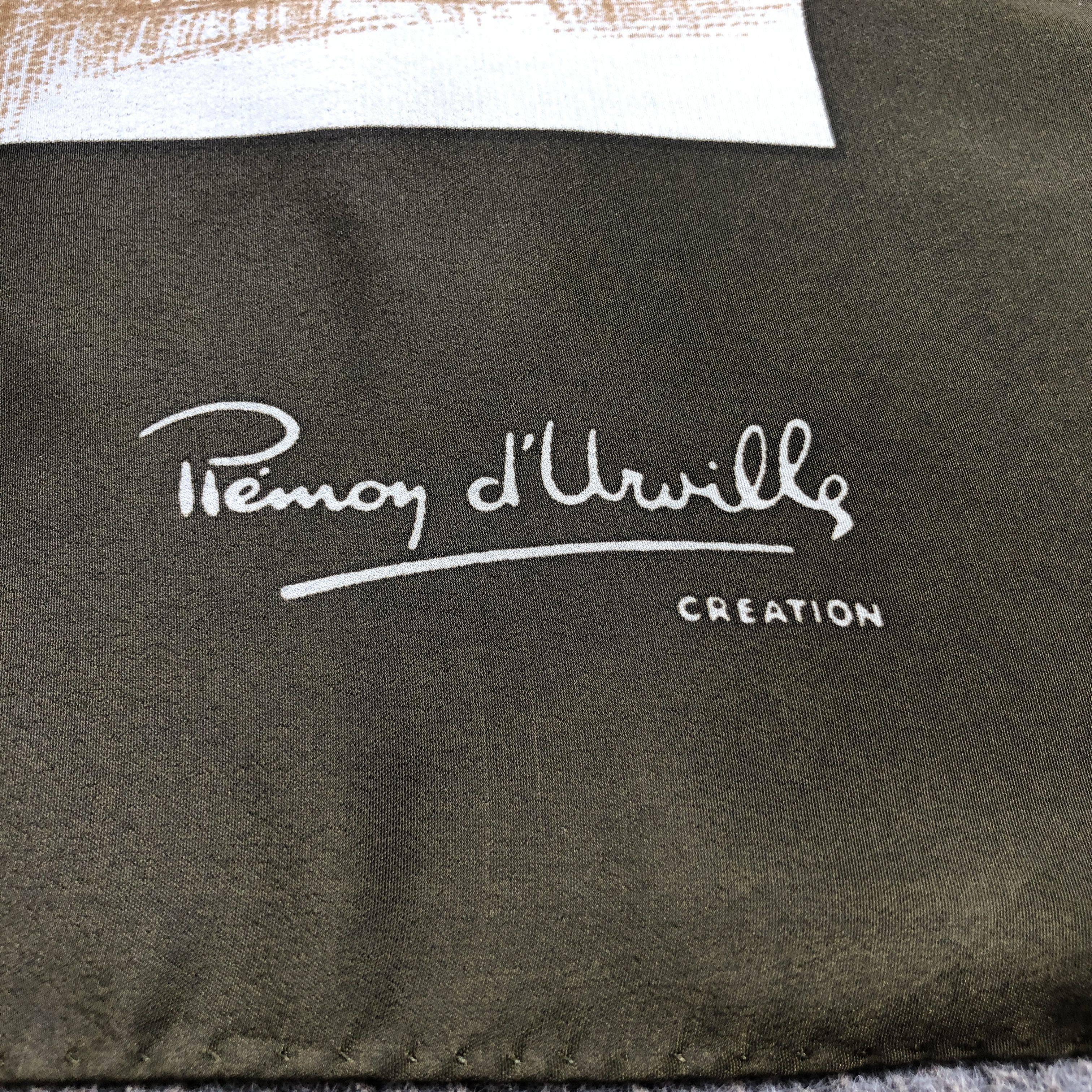 Vintage Remoy D'Urville Art Silk Scarf M1244 Size ONE SIZE - 5 Thumbnail