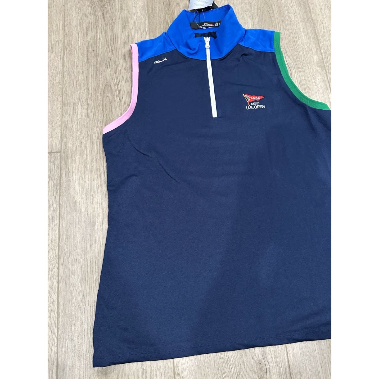 Ralph Lauren VINTAGE? No. RLX Ralph Lauren Air Tech 1/4 Zip Sleeveless Polo Top Vest Large Polo LACC Women Shirt Size L / US 10 / IT 46 - 3 Thumbnail