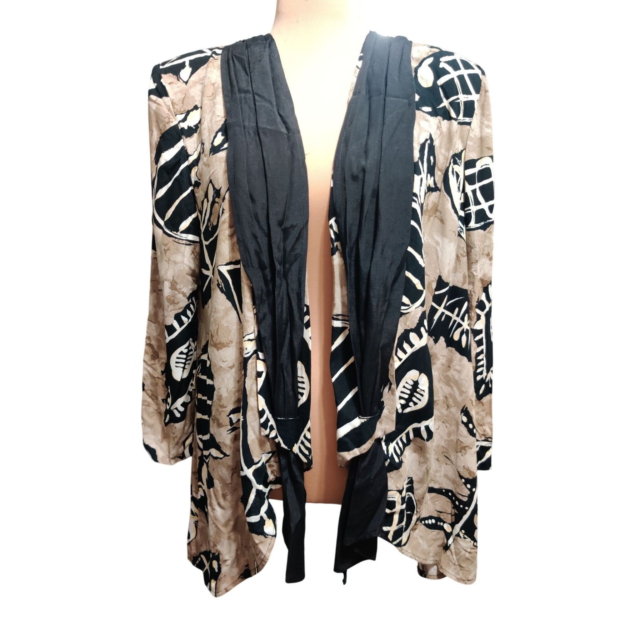 Vintage Vintage Scarlett USA XL ILGWU Abstract Tribal Print Draped J Size XL / US 12-14 / IT 48-50 - 11 Thumbnail