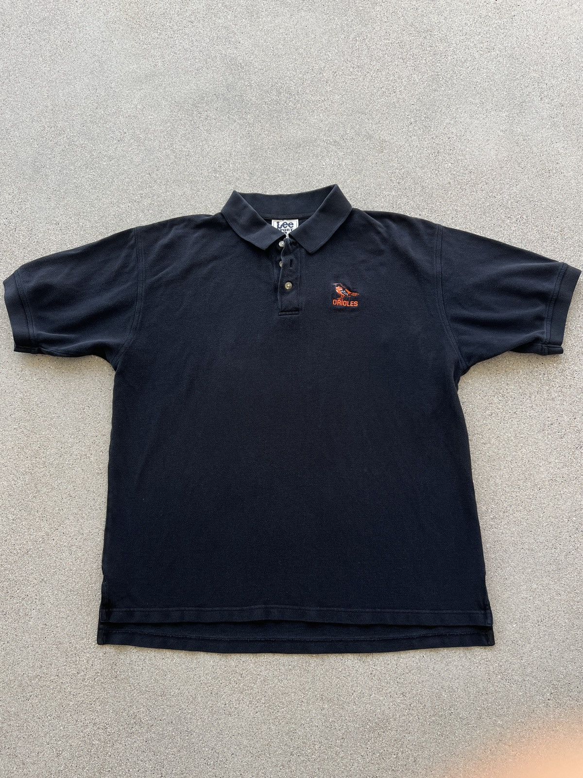 Lee ‘00 Lee Sports Black Baltimore Oriels Logo Baseball Polo Tee Size US L / EU 52-54 / 3 - 1 Thumbnail