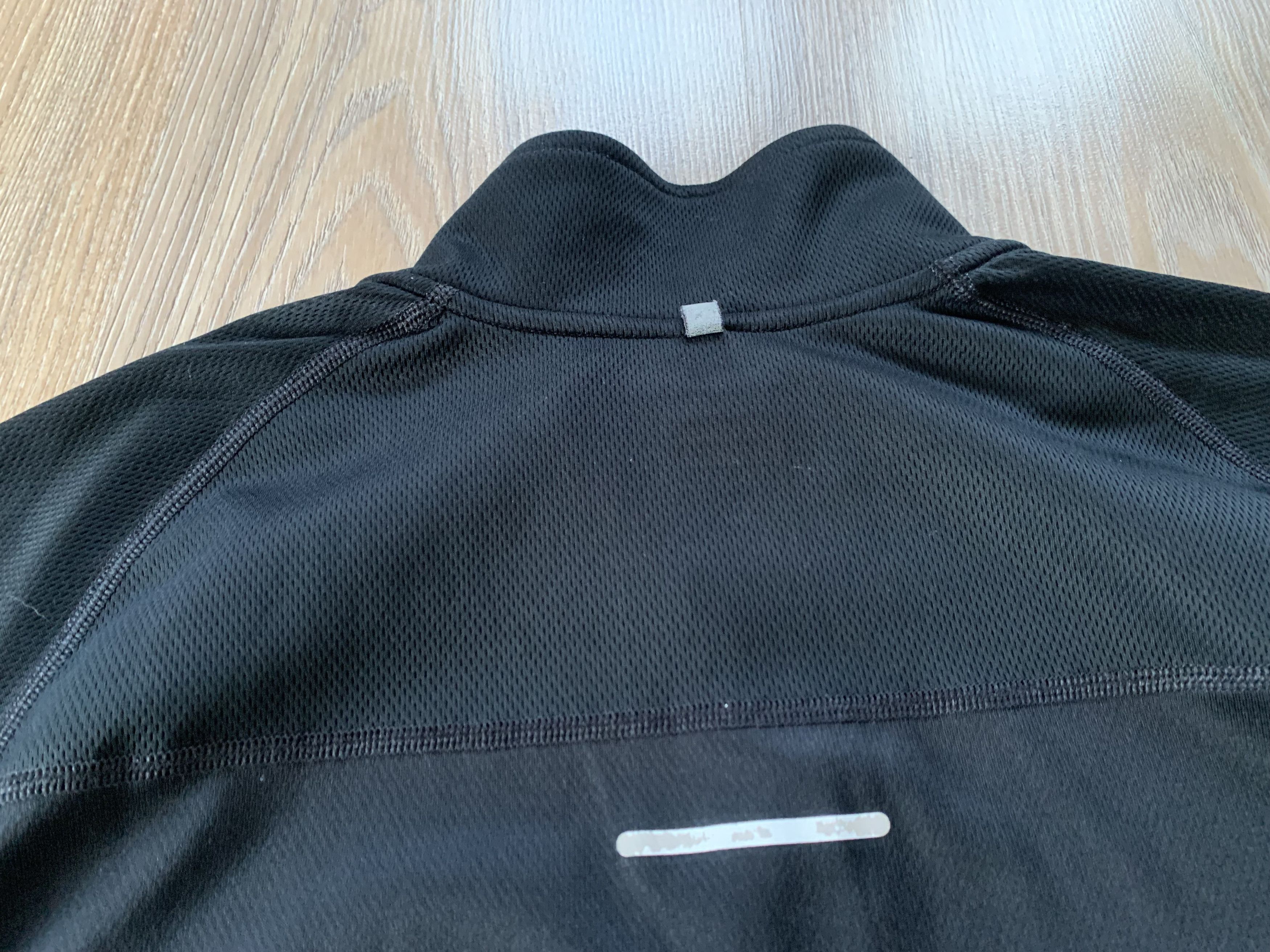 Nike Nike Running Black Pocket Reflective 1/4 Zip T Shirt Size US L / EU 52-54 / 3 - 7 Thumbnail