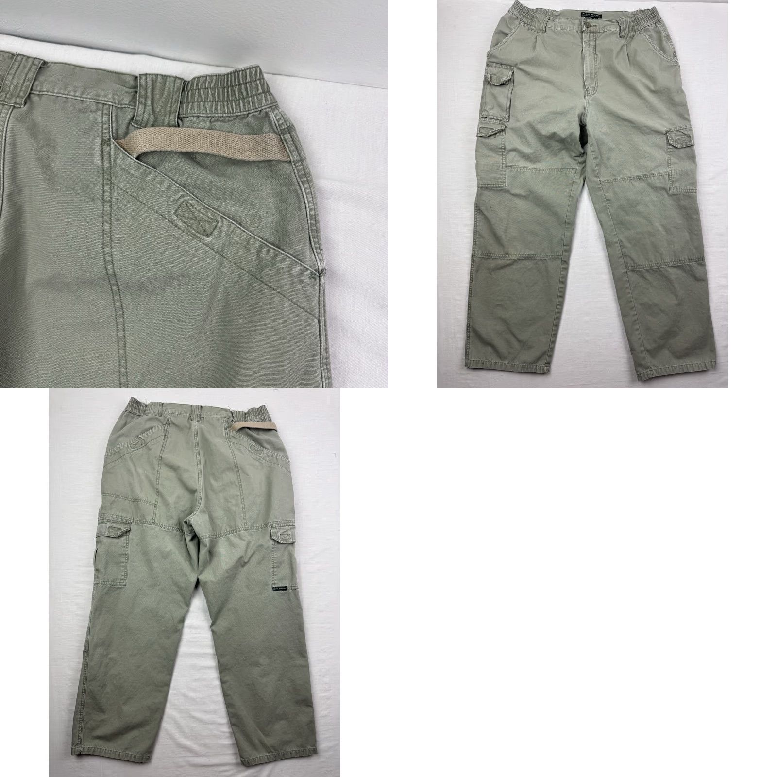 Royal Robbins VINTAGE Royal Robbins Cargo Pants Men 36 Regular Beige Cotton 90s Outdoor Safari Travel Cargo Men Size US 36 / EU 52 - 10 Thumbnail