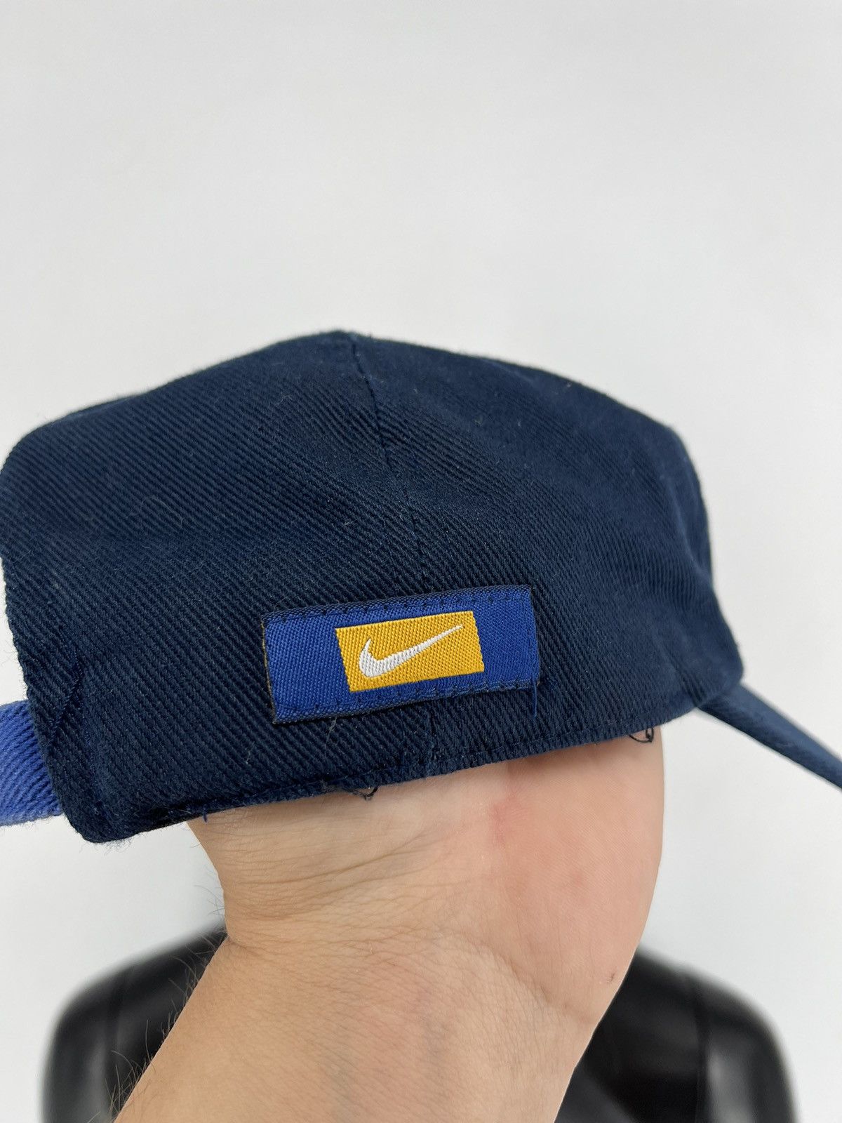 Nike × Vintage Nike 90s Vintage Hat Cap Swoosh Streetwear Hype Size ONE SIZE - 4 Thumbnail