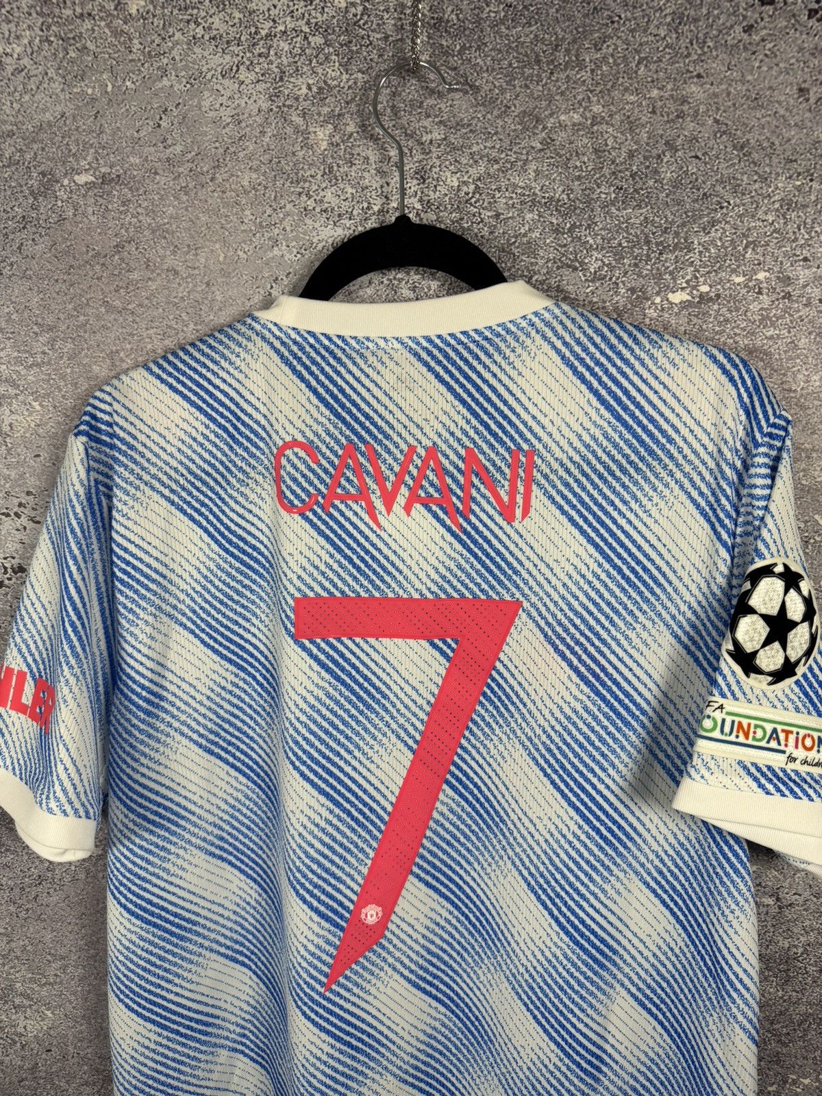 Adidas × Vintage NWT CAVANI Manchester United 2021/22 Away Adidas Jersey Size US L / EU 52-54 / 3 - 18 Thumbnail
