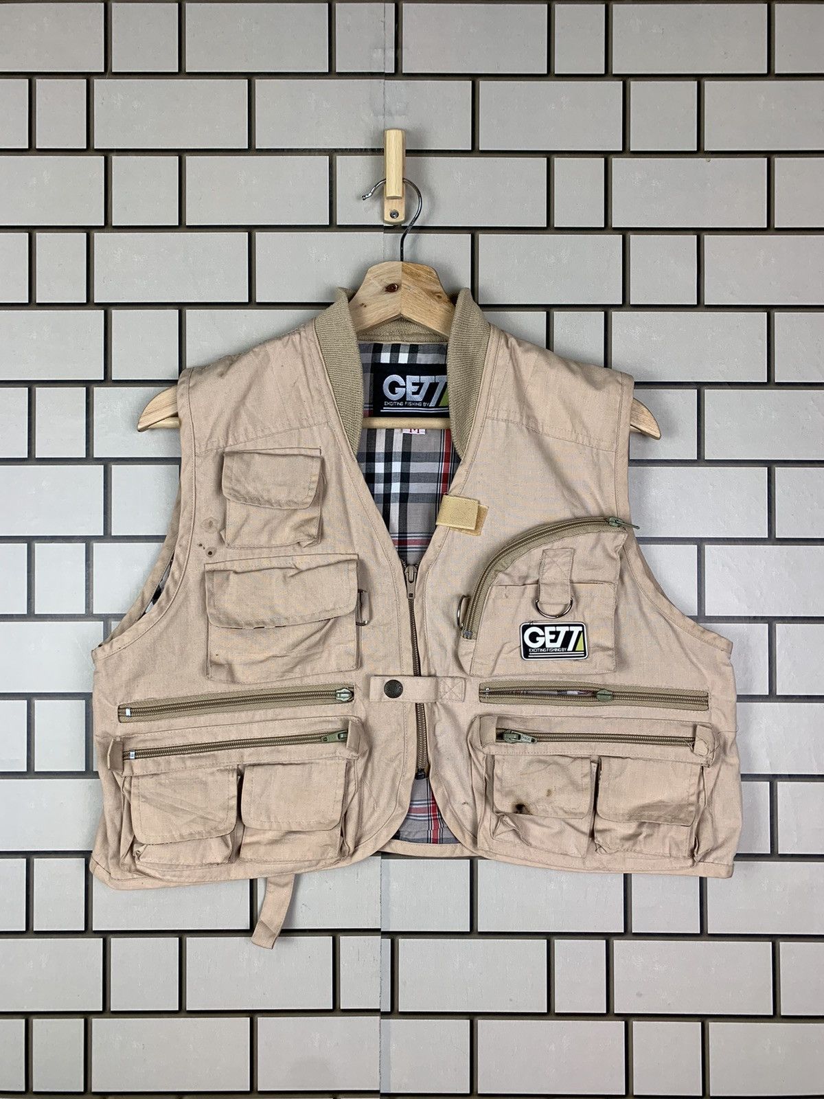 Japanese Brand Vintage Gett Multi Pocket Vest Size US M / EU 48-50 / 2 - 1 Thumbnail