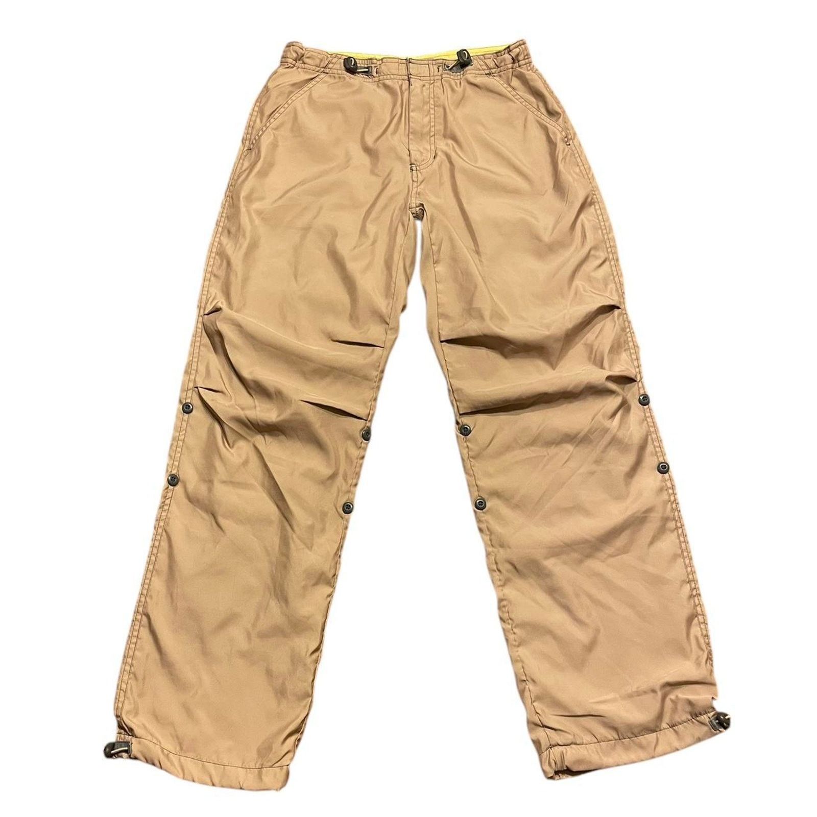 Gap Vintage Y2K Gap parachute pants with floral embroidery Size 27" / US 4 / IT 40 - 2 Thumbnail