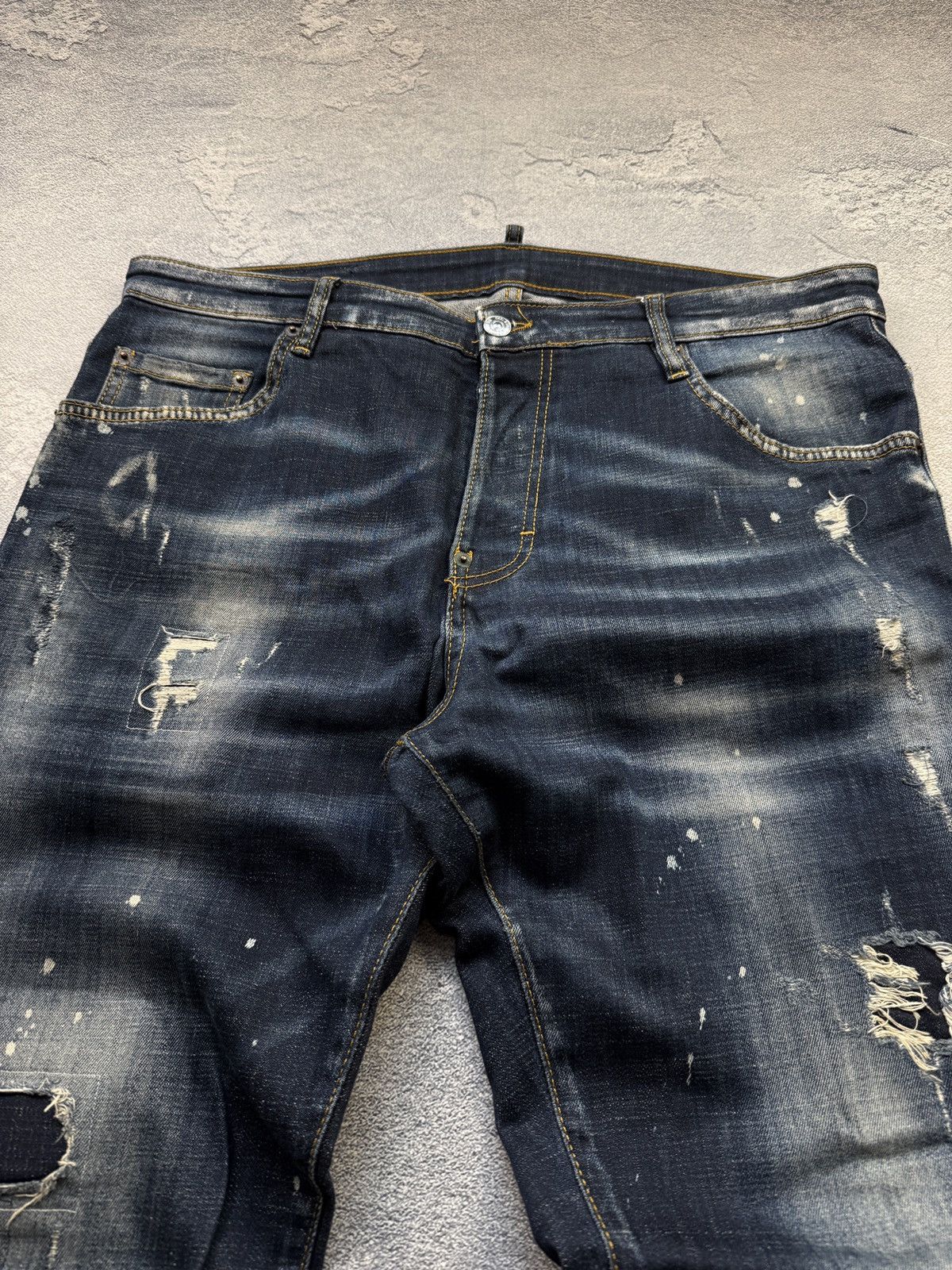 Dsquared2 Dsquared2 Denim Jeans Patchwork Crazy LGB Style Size US 36 / EU 52 - 3 Thumbnail