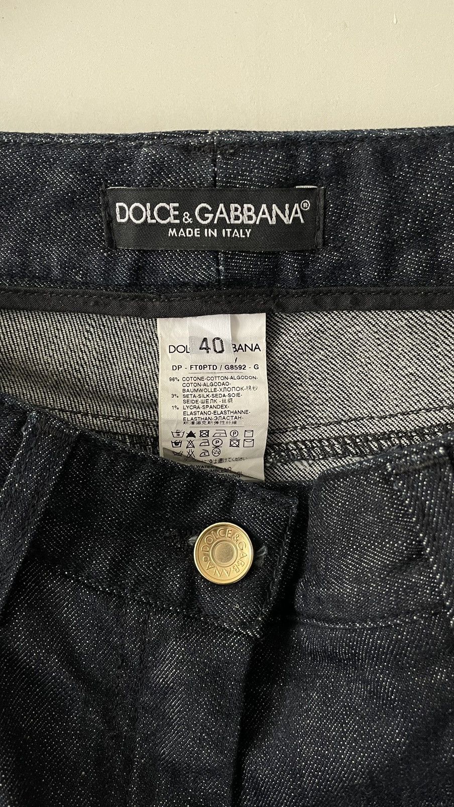 Dolce & Gabbana dolce&gabanna navy denim Size 27" / US 4 / IT 40 - 5 Thumbnail