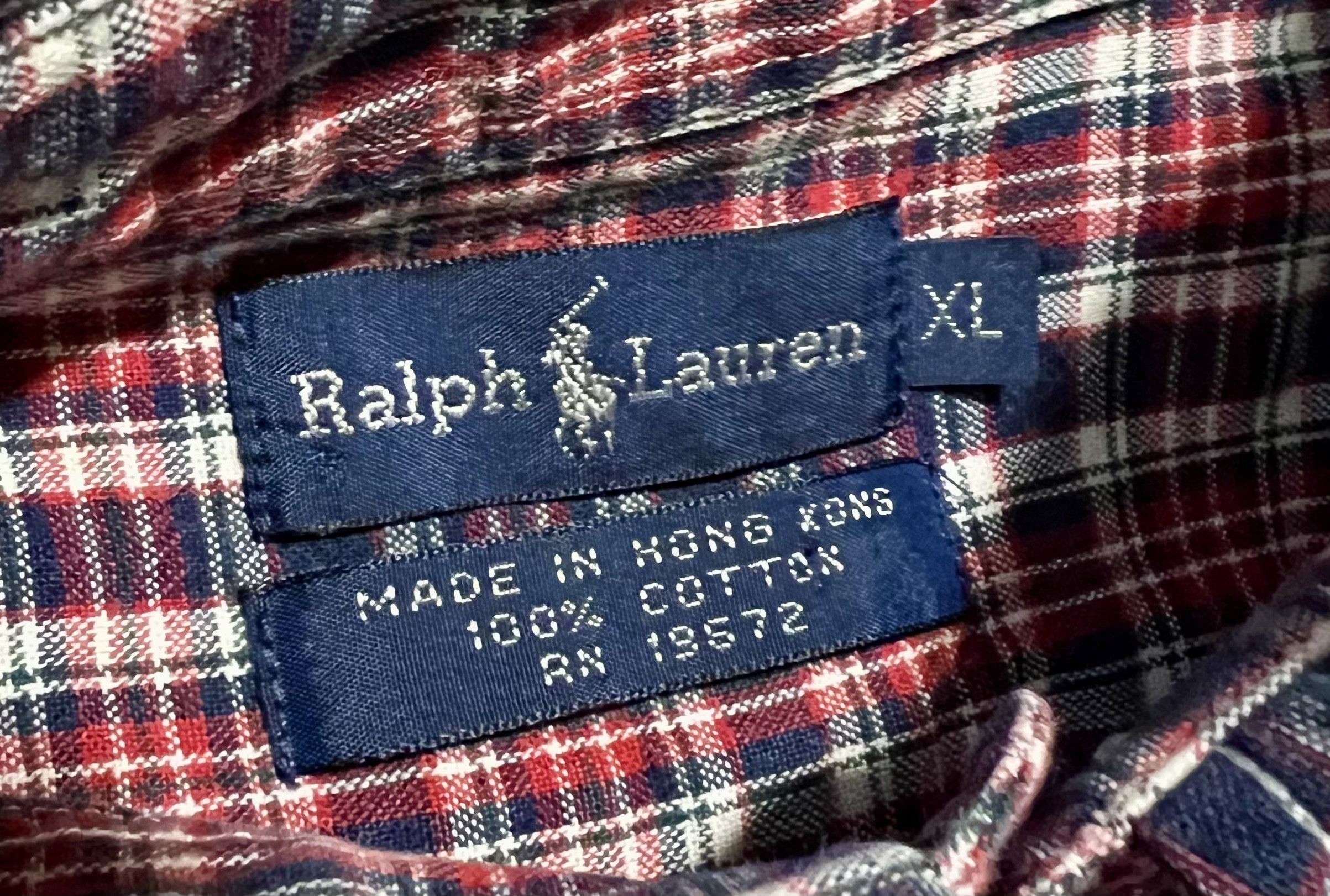 Ralph Lauren Ralph Lauren Plaid Short Sleeve Vintage Button Up Shirt Size US XL / EU 56 / 4 - 4 Thumbnail