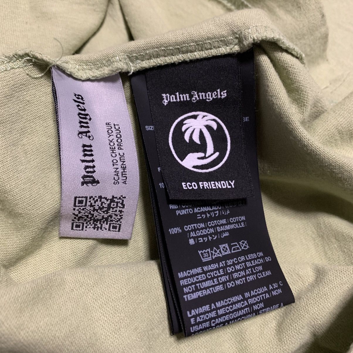 Palm Angels Medium Classic Bear Mint Green Tee