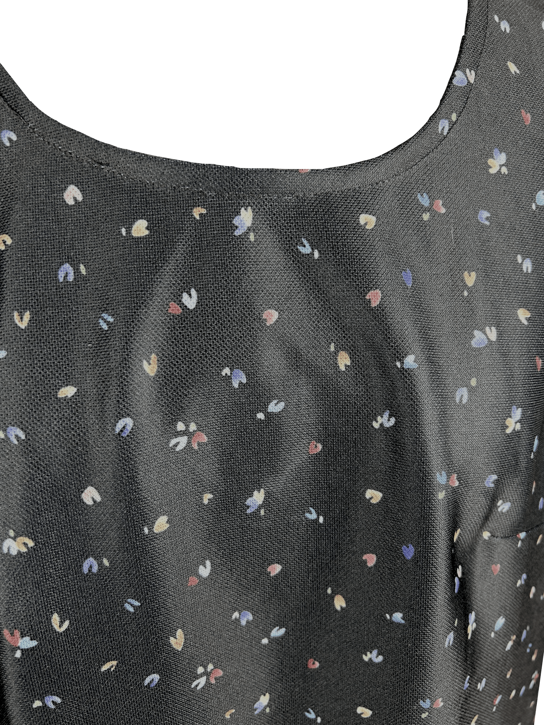 Vintage 1980's Sleeveless Floral Blouse Size M / US 6-8 / IT 42-44 - 5 Thumbnail