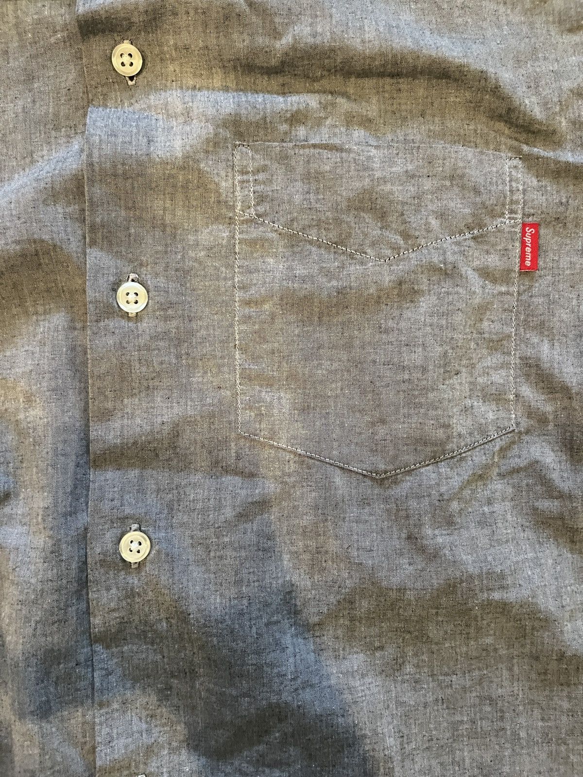 Supreme Supreme Grey Button Up Shirt Size US S / EU 44-46 / 1 - 4 Thumbnail