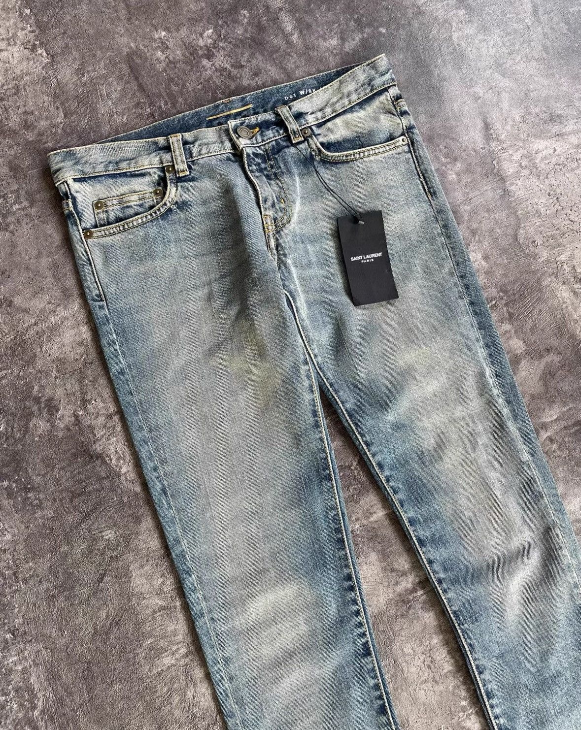 Saint Laurent Paris Saint Laurent Paris D01 Denim Size US 27 - 3 Thumbnail