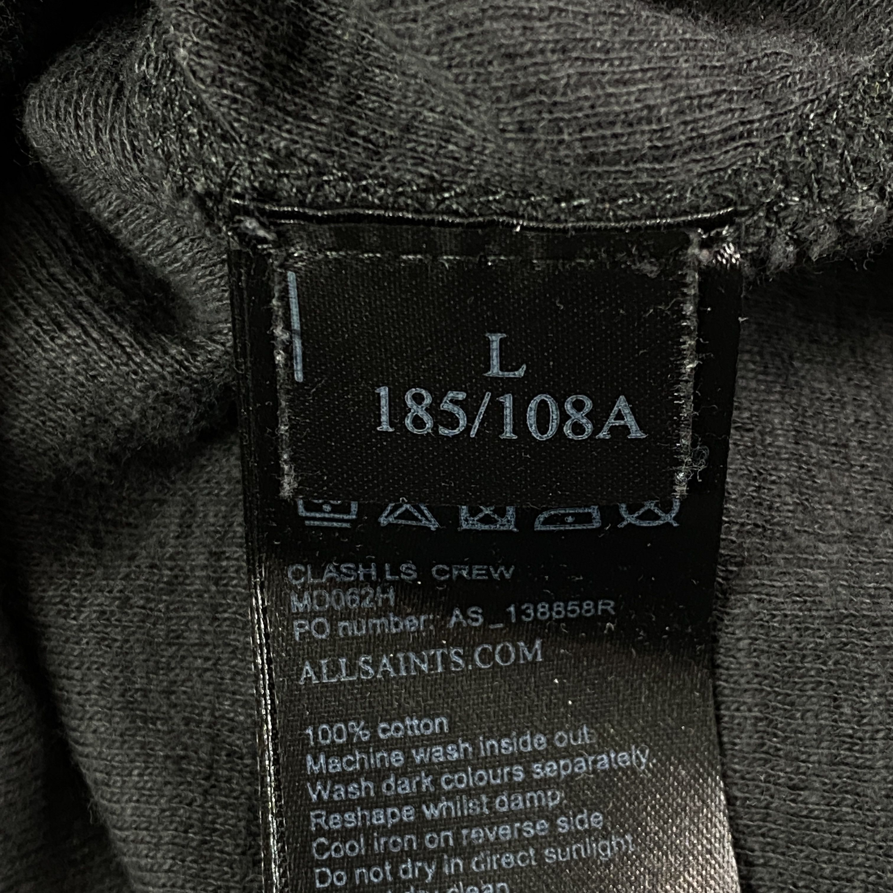 Allsaints Men’s Sweatshirt Long Sleeve Allsaints Size L Size US L / EU 52-54 / 3 - 4 Thumbnail