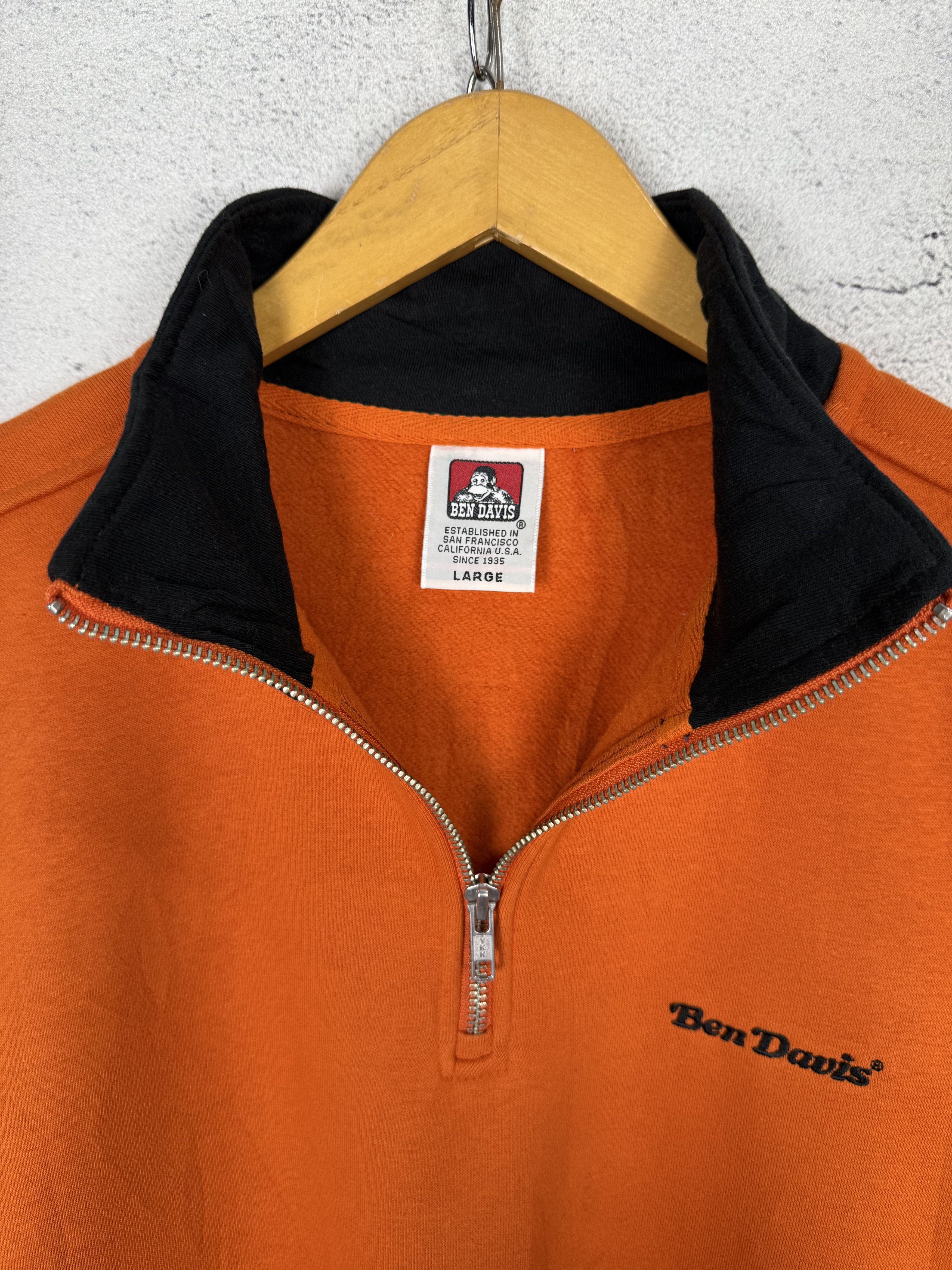 Ben Davis Ben Davis Half Zip Sweatshirt Crewneck Size US L / EU 52-54 / 3 - 5 Thumbnail