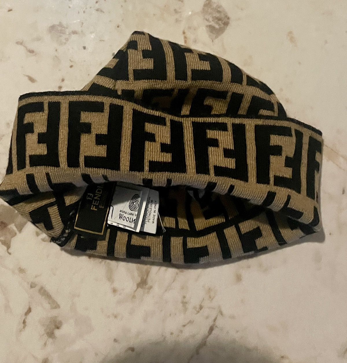 Fendi FENDI Rare Vintage FF Zucca Logomania Beanie Y2K Size ONE SIZE - 3 Thumbnail