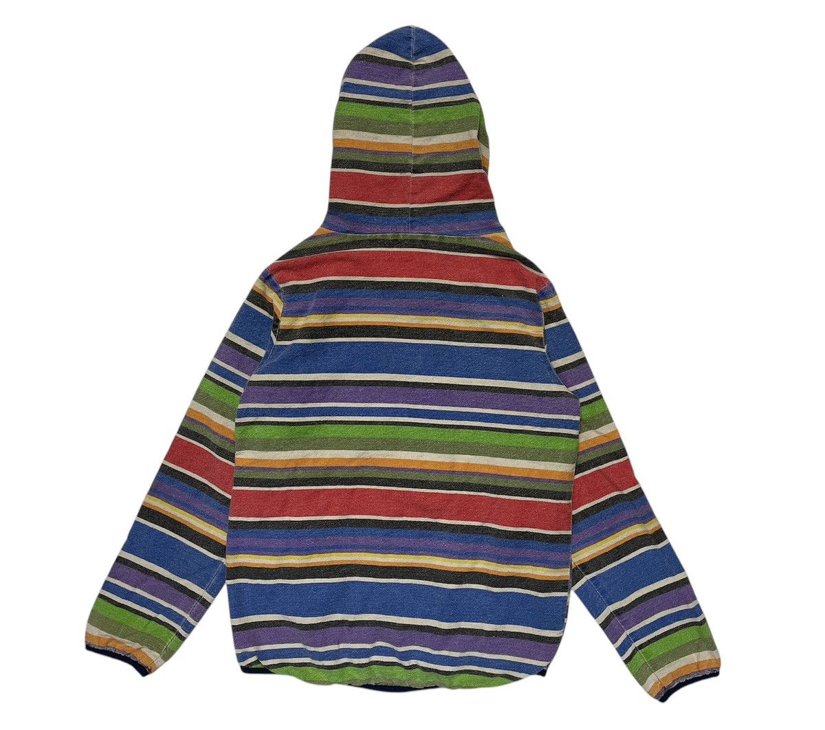 go slow caravan Go Slow Caravan Stripe Colorful Full Zip Hooded Jacket Size US M / EU 48-50 / 2 - 2 Thumbnail