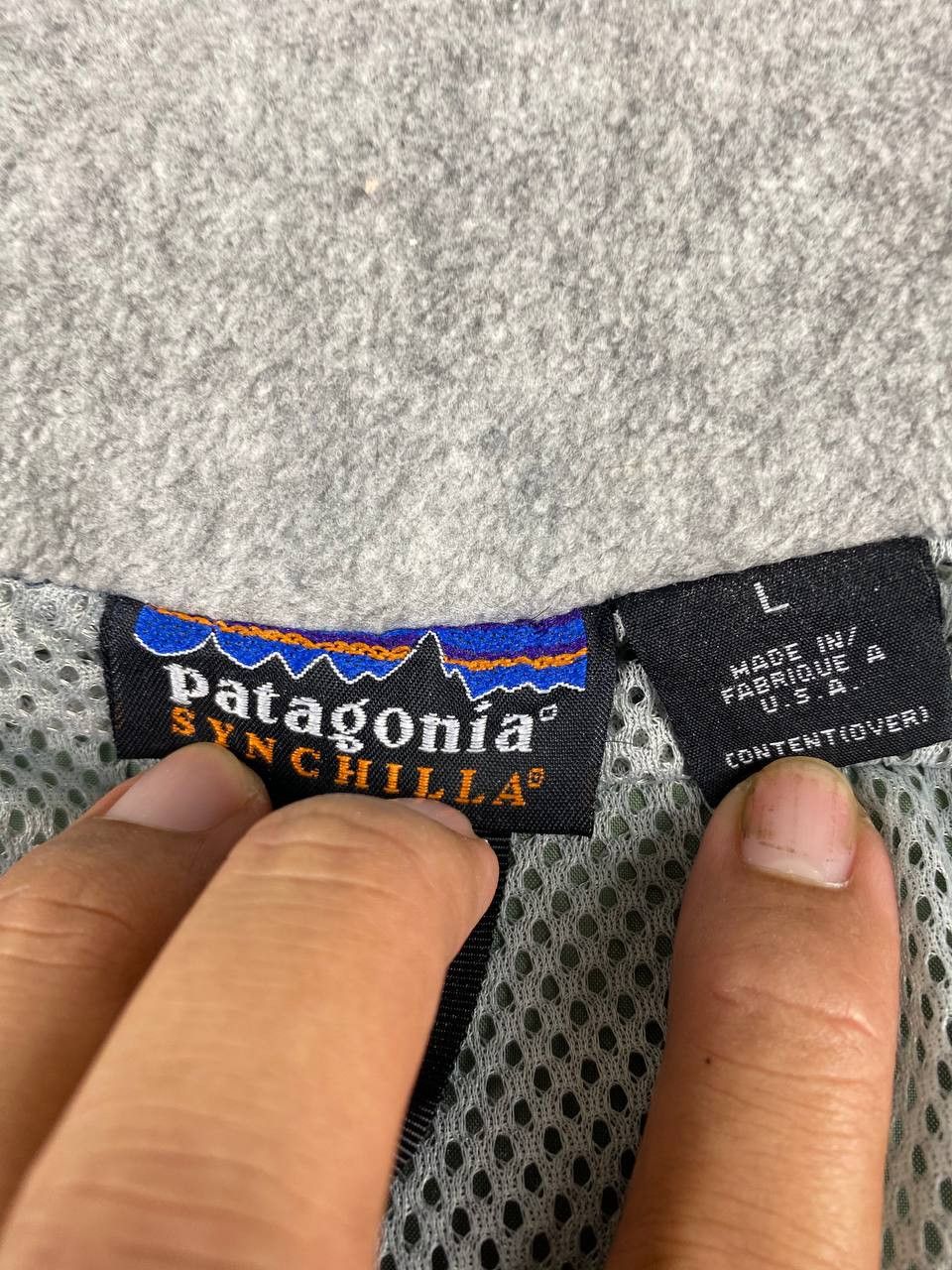 Patagonia vintage patagonia synchilla jacket sunfaded distressed Size US L / EU 52-54 / 3 - 8 Thumbnail