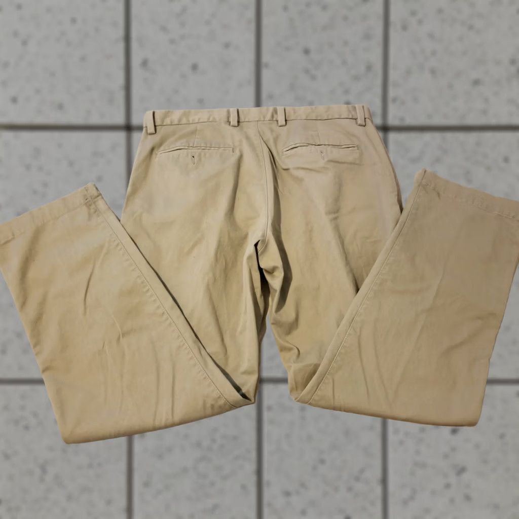 Gap Mens GAP Khaki Pants Chino Trouser Cotton 33x30 Beige Mens Size US 33 - 1 Thumbnail