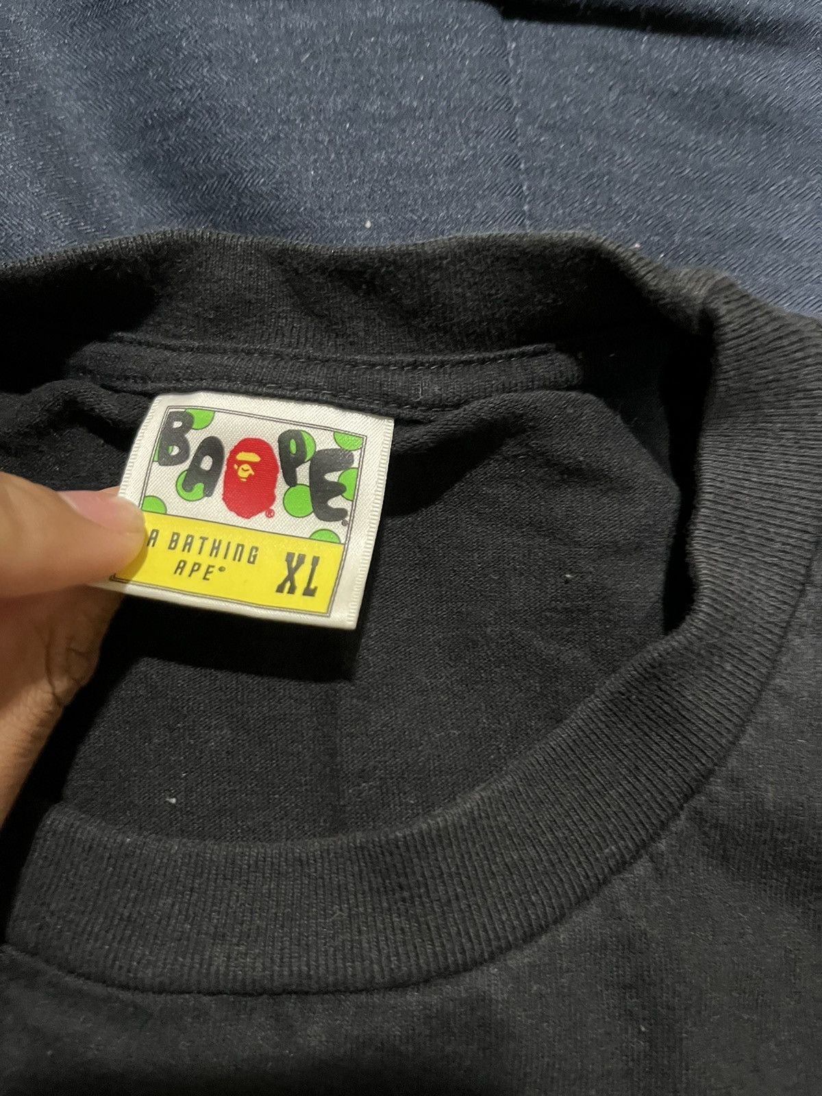 Bape Baby Milo Long Sleeve Tee Size US XL / EU 56 / 4 - 2 Thumbnail