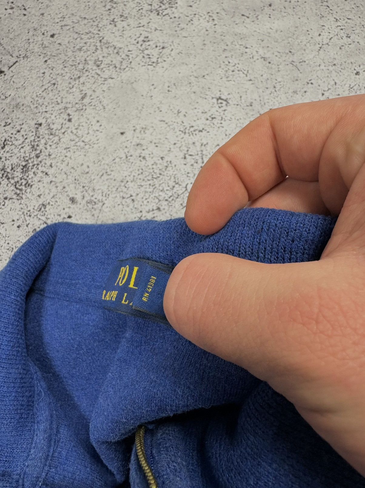 Polo Ralph Lauren Ralph Basic Solid Cotton 1/3 Zip Sweatshirt Size US M / EU 48-50 / 2 - 3 Thumbnail